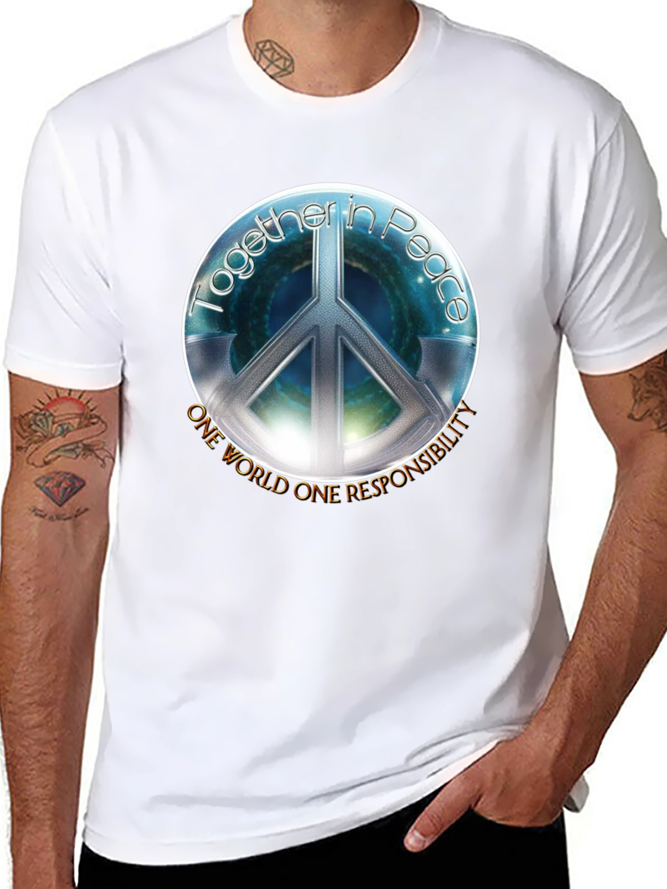 Together in Peace Graphic T-Shirt
