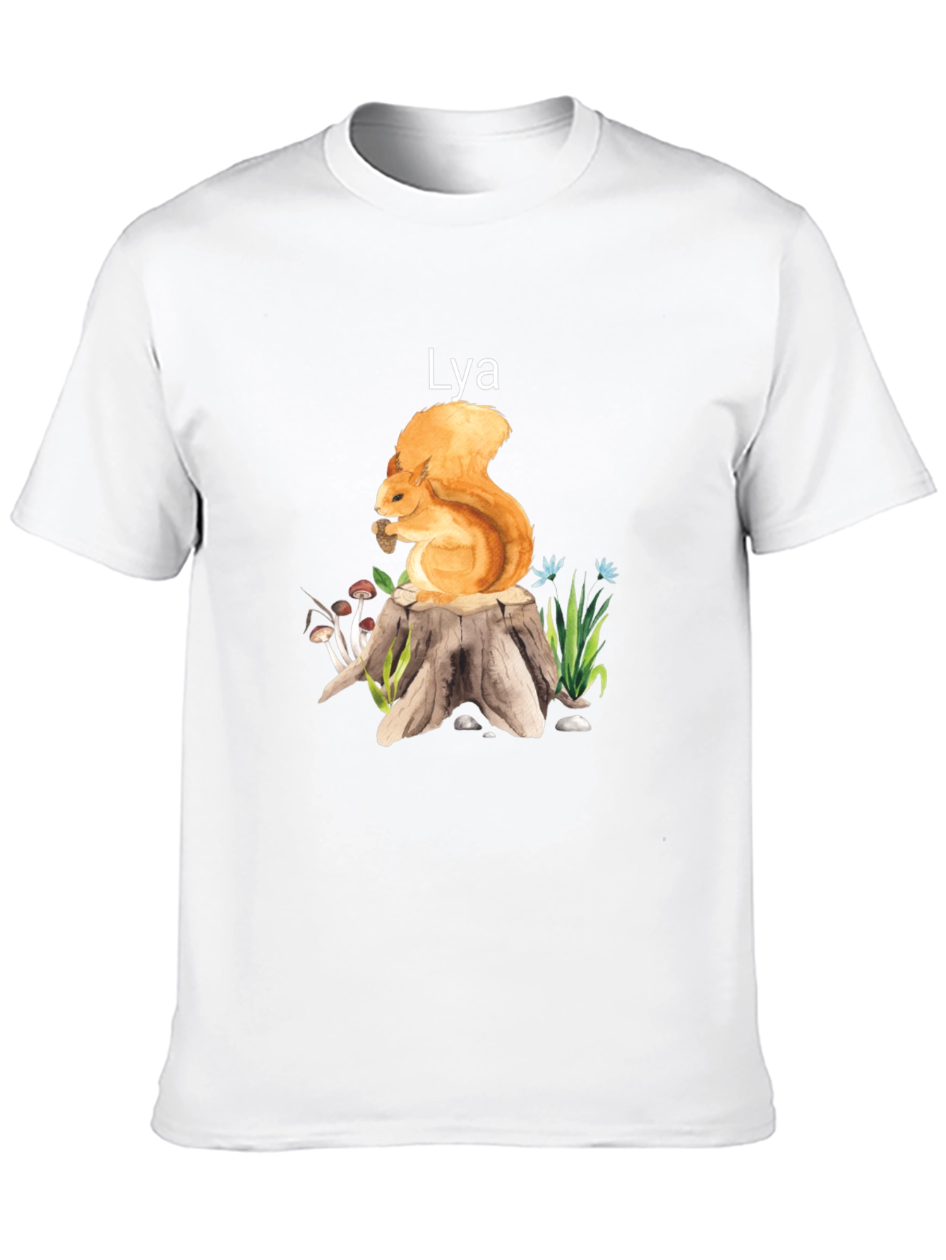 Squirrel Stump Tee - Lya Nature Lover Shirt