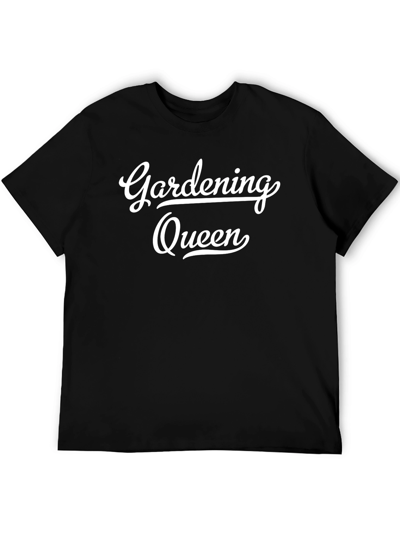 Gardening Queen Black T-Shirt