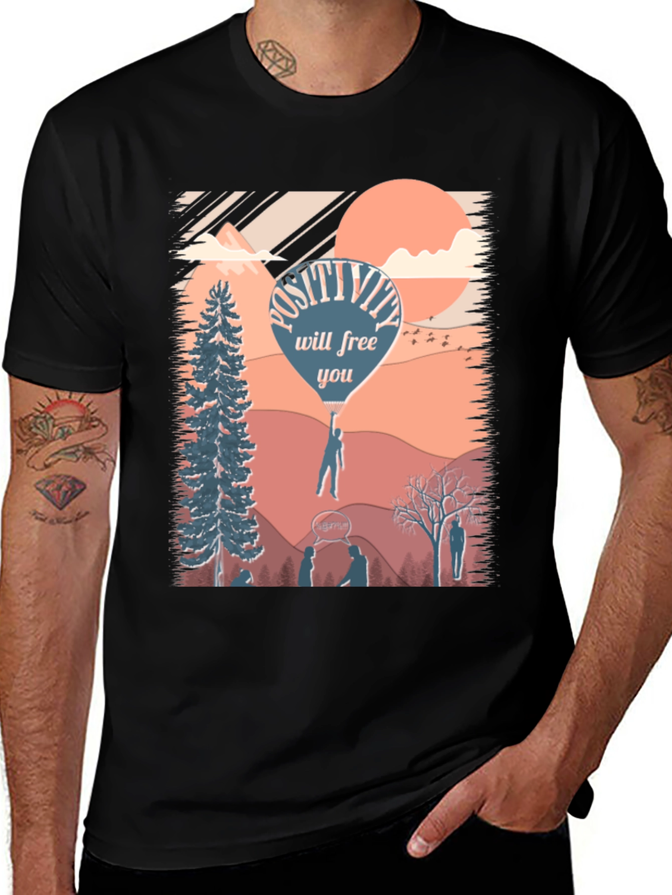 Positivity T-Shirt - Inspirational Design