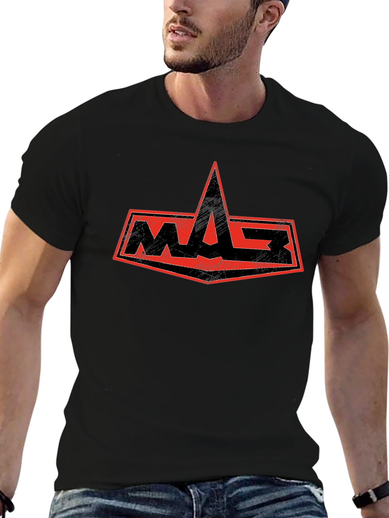 MAG T-Shirt - Black with Red Logo