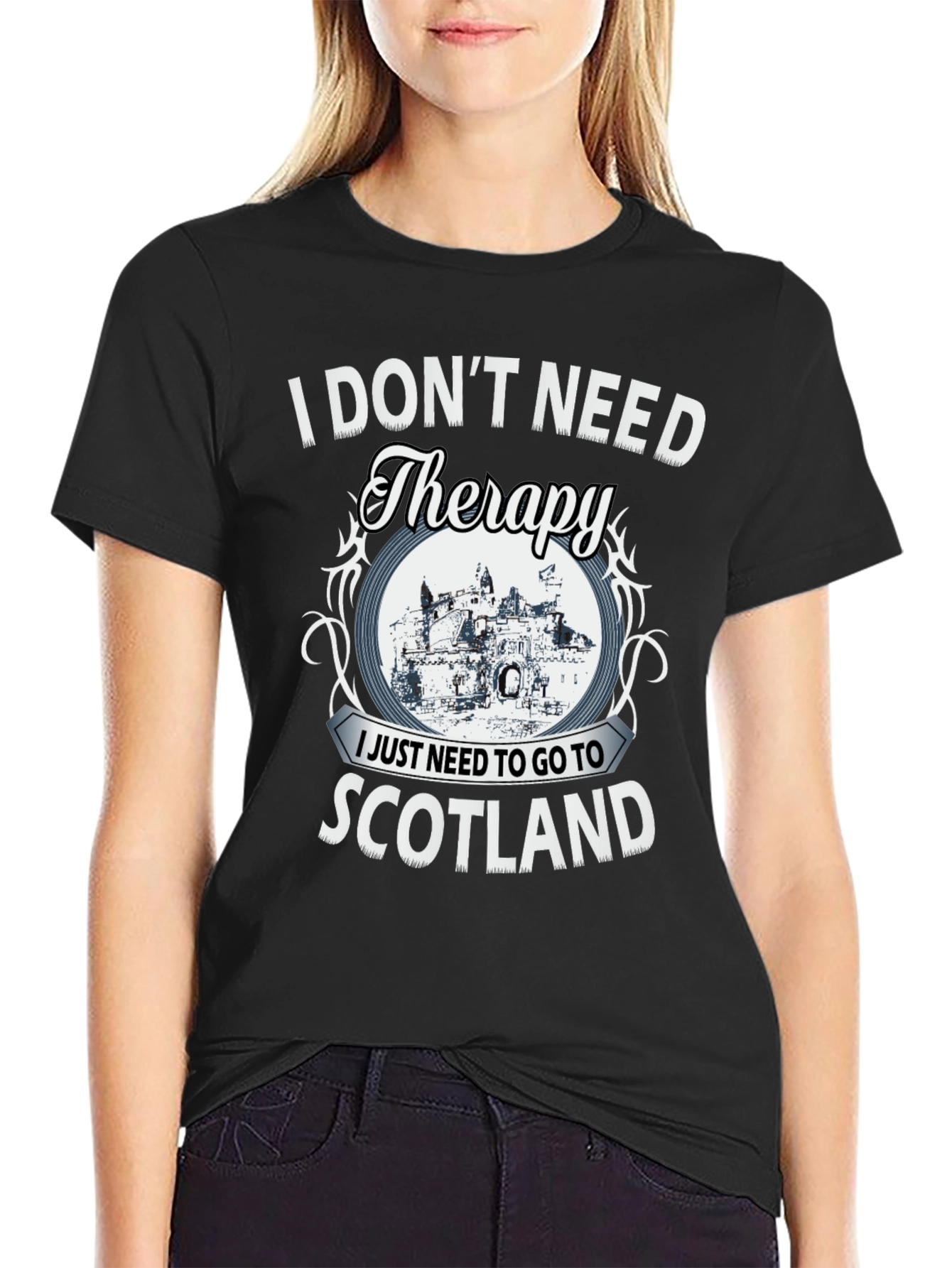 Scotland Therapy Graphic T-Shirt