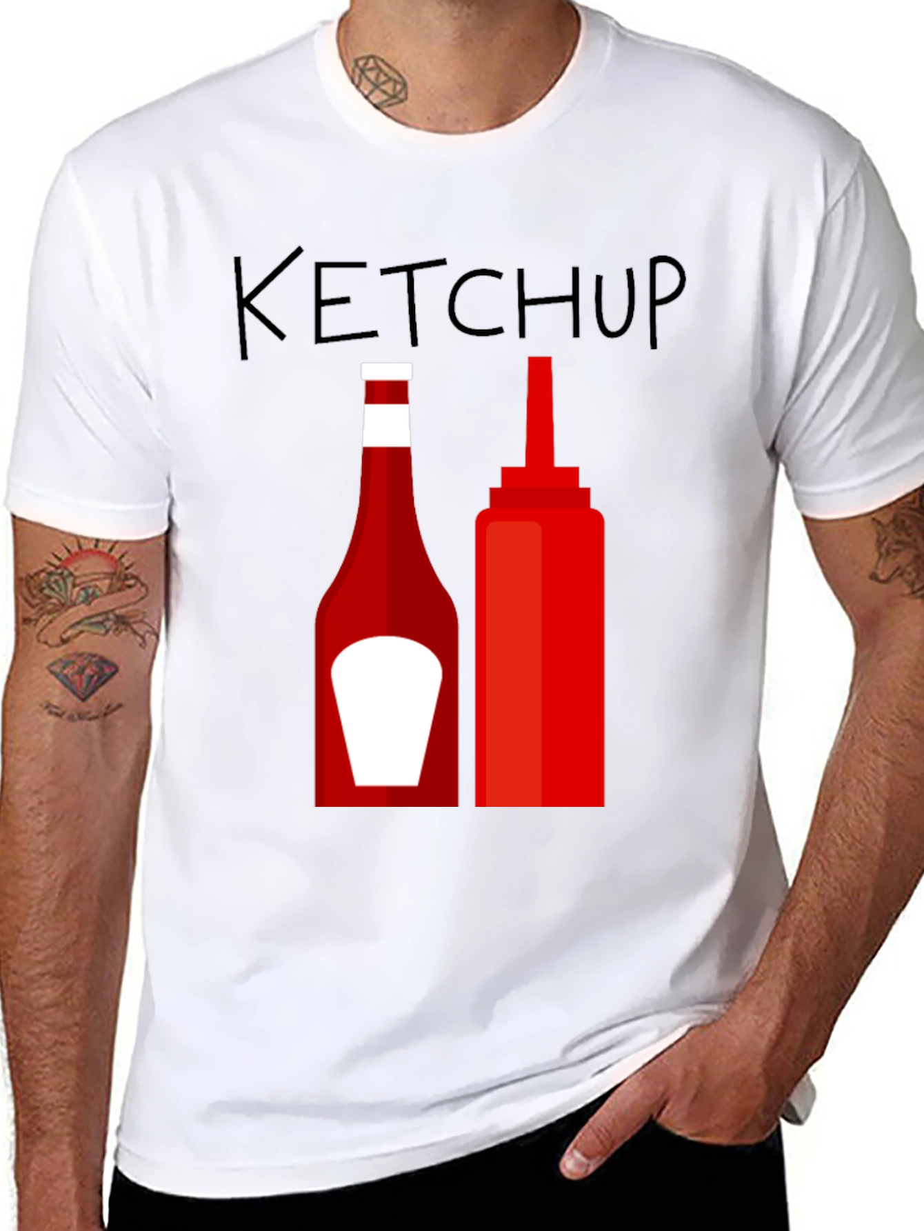 Ketchup T-Shirt - Funny Graphic Tee