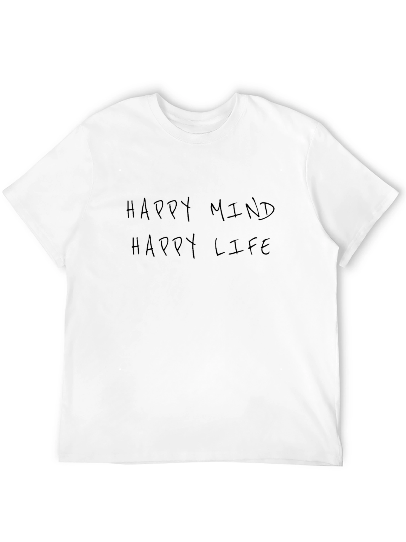Happy Mind Happy Life Graphic T-Shirt