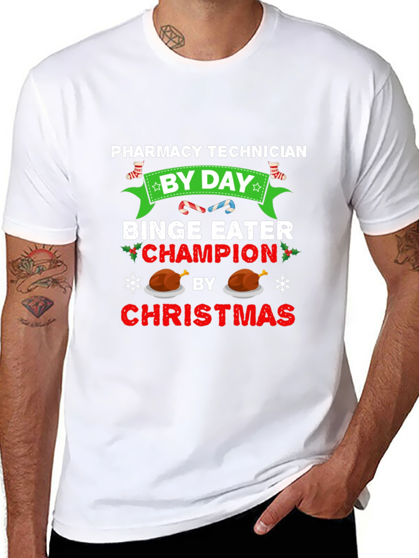 Pharmacy Technician Christmas T-Shirt
