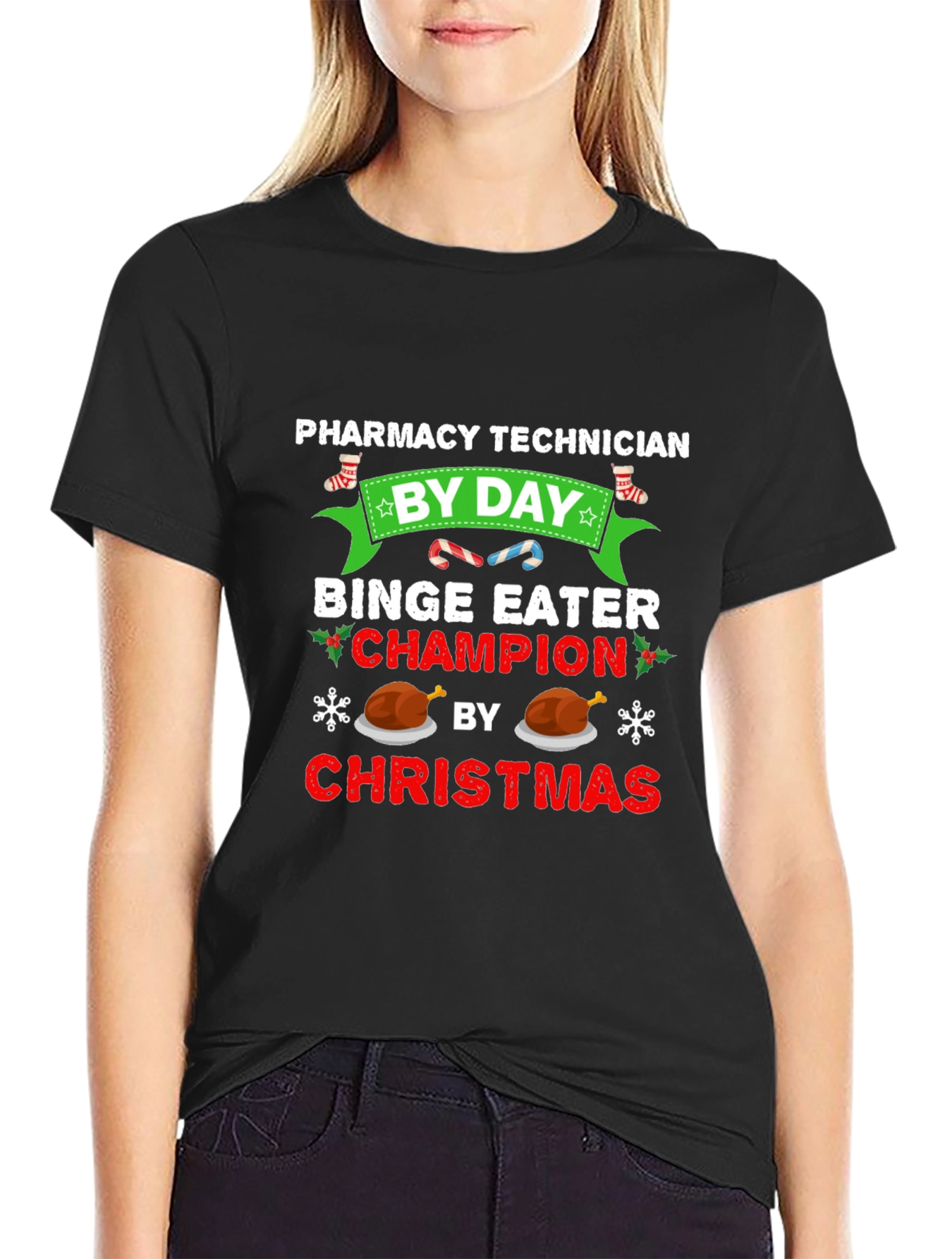 Pharmacy Technician Christmas T-Shirt