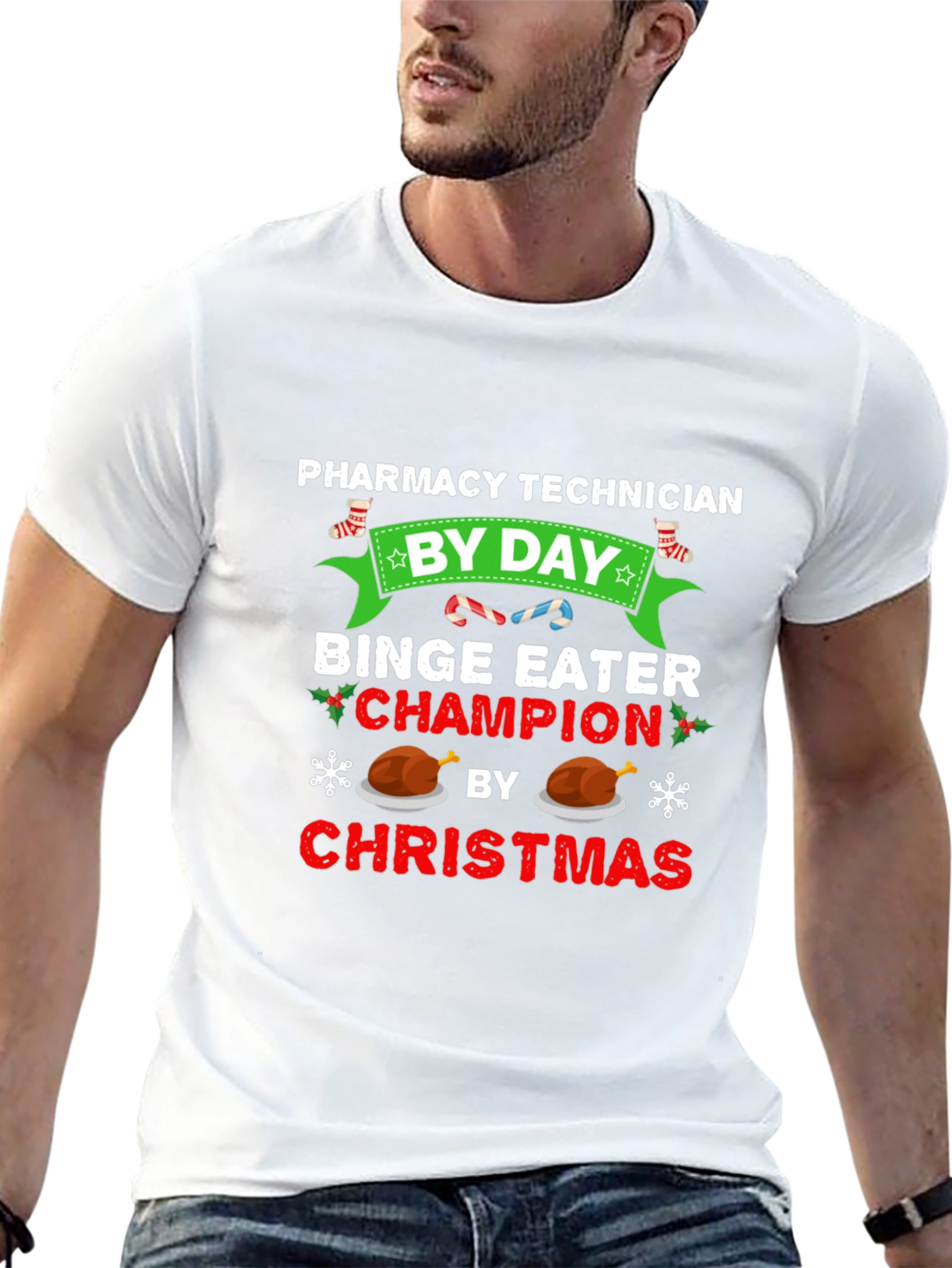 Pharmacy Technician Christmas T-Shirt