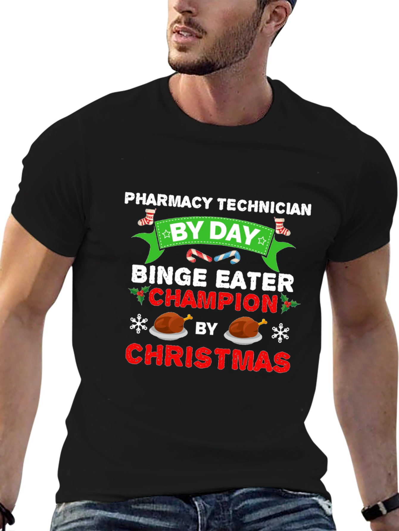 Pharmacy Technician Christmas T-Shirt