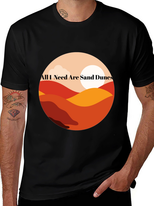 Sand Dunes Graphic Tee - Desert Adventure Shirt
