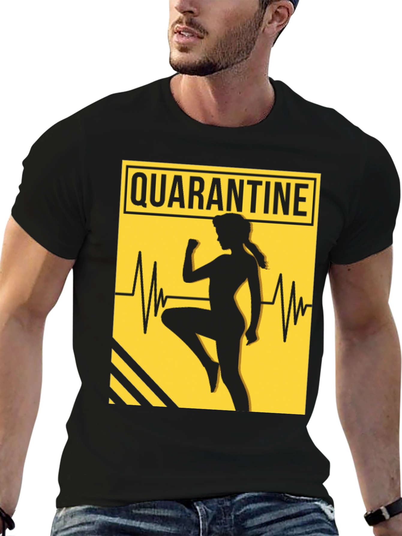 Quarantine Workout T-Shirt - Stay Active in Style