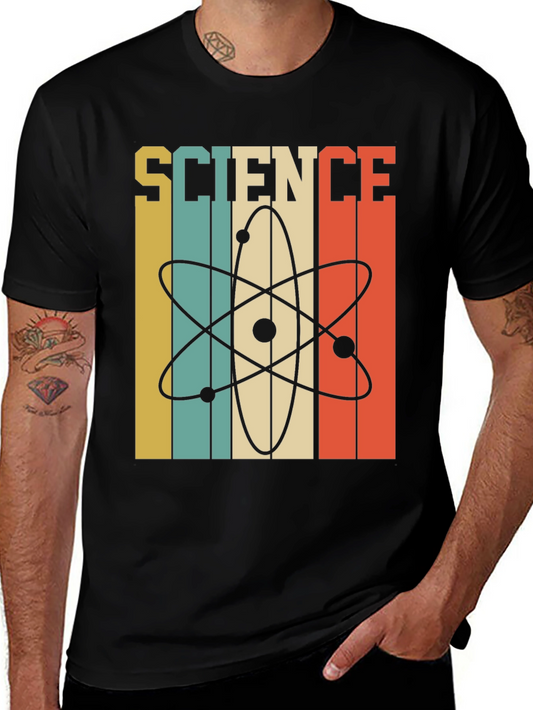 Retro Science T-Shirt - Vintage Atom Design