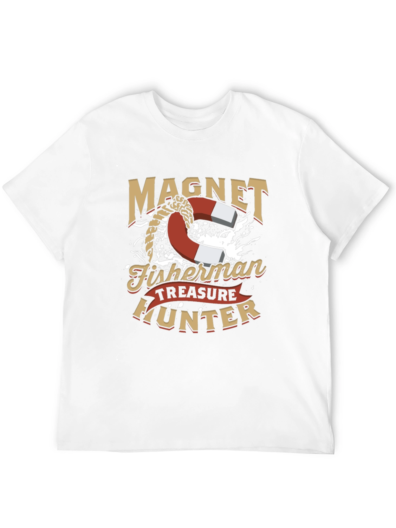 Magnet Fisherman Treasure Hunter T-Shirt
