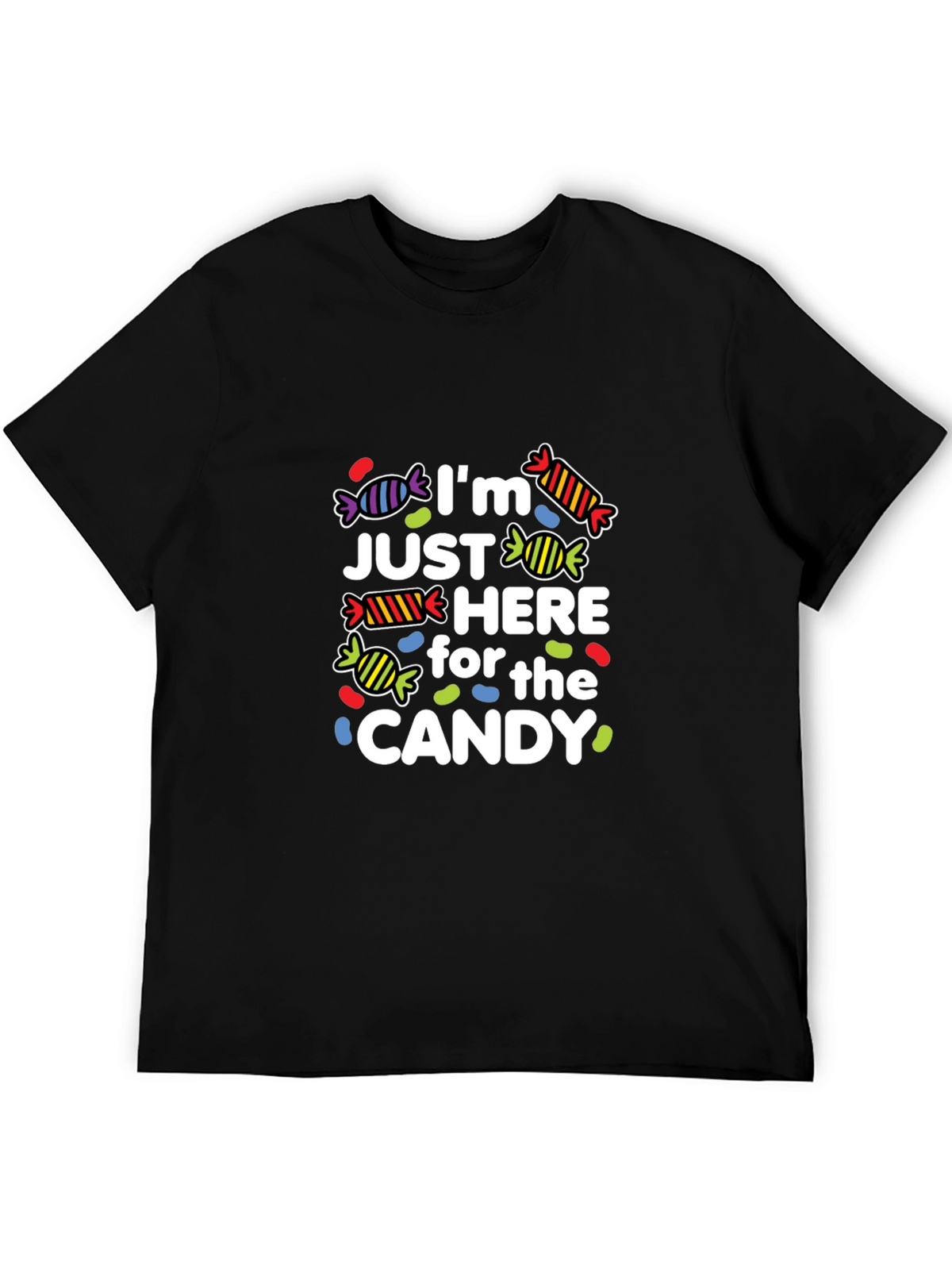 Im Just Here for the Candy Graphic Tee