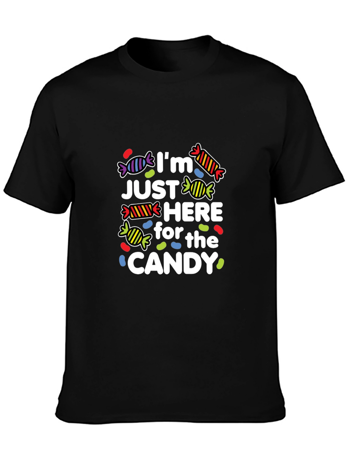 Im Just Here for the Candy Graphic Tee