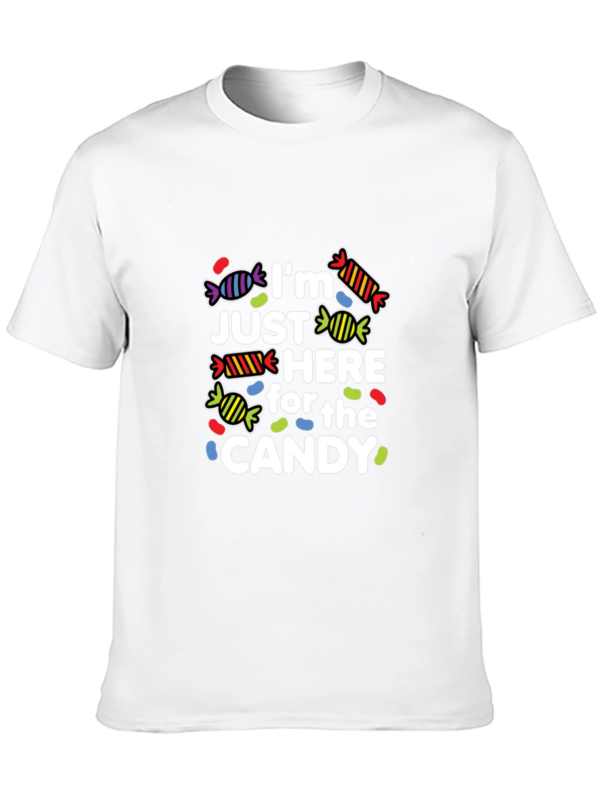 Im Just Here for the Candy Graphic Tee