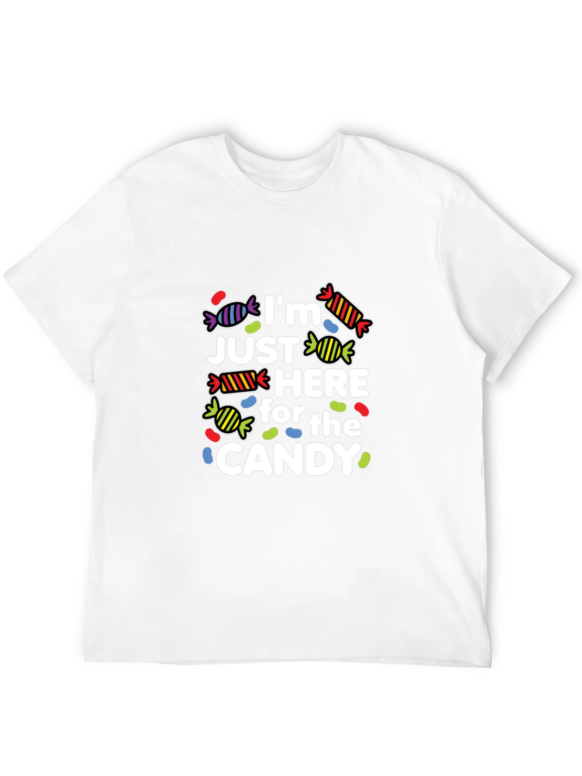 Im Just Here for the Candy Graphic Tee