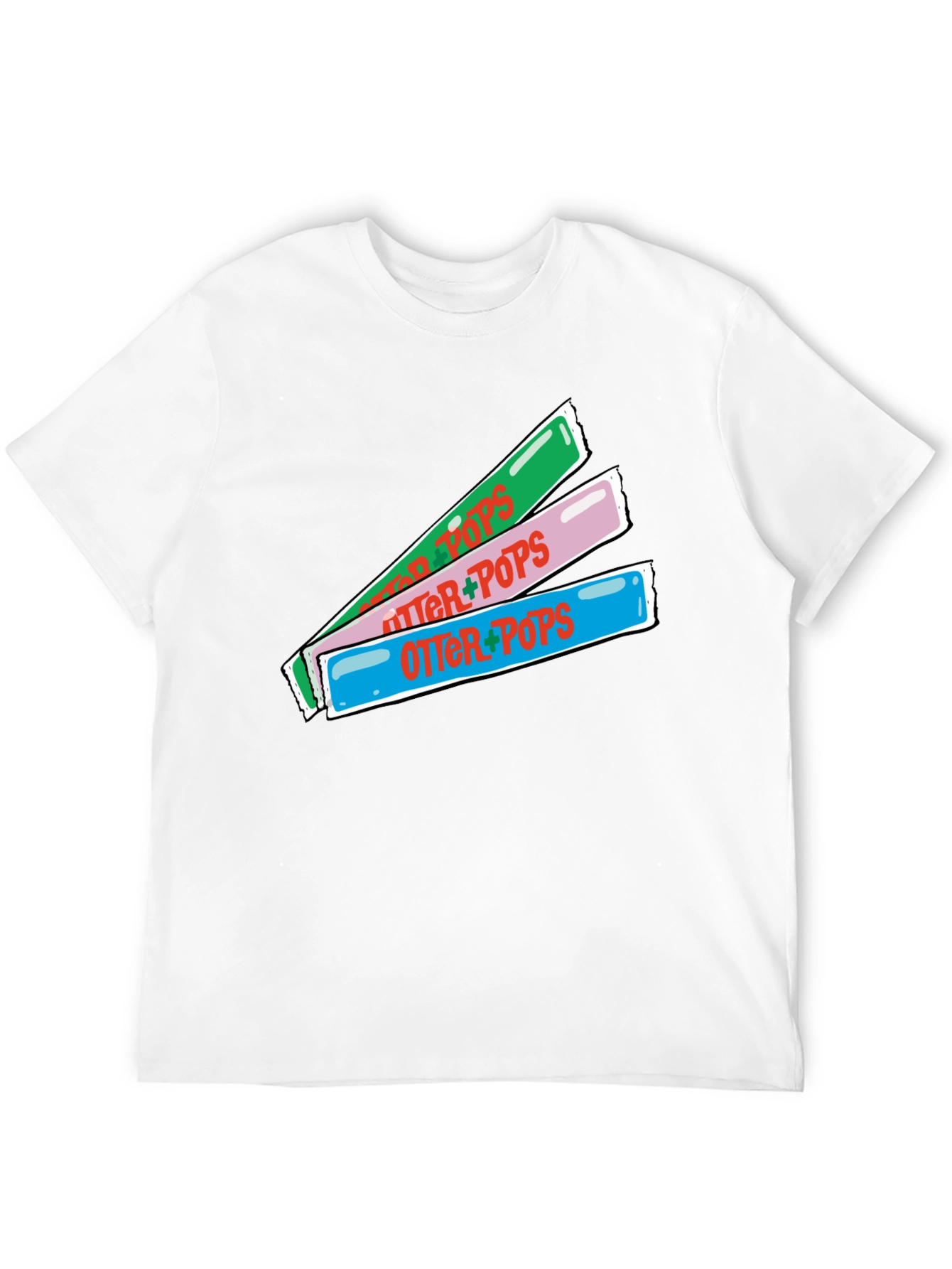 Otter Pops T-Shirt - Nostalgic Summer Fun