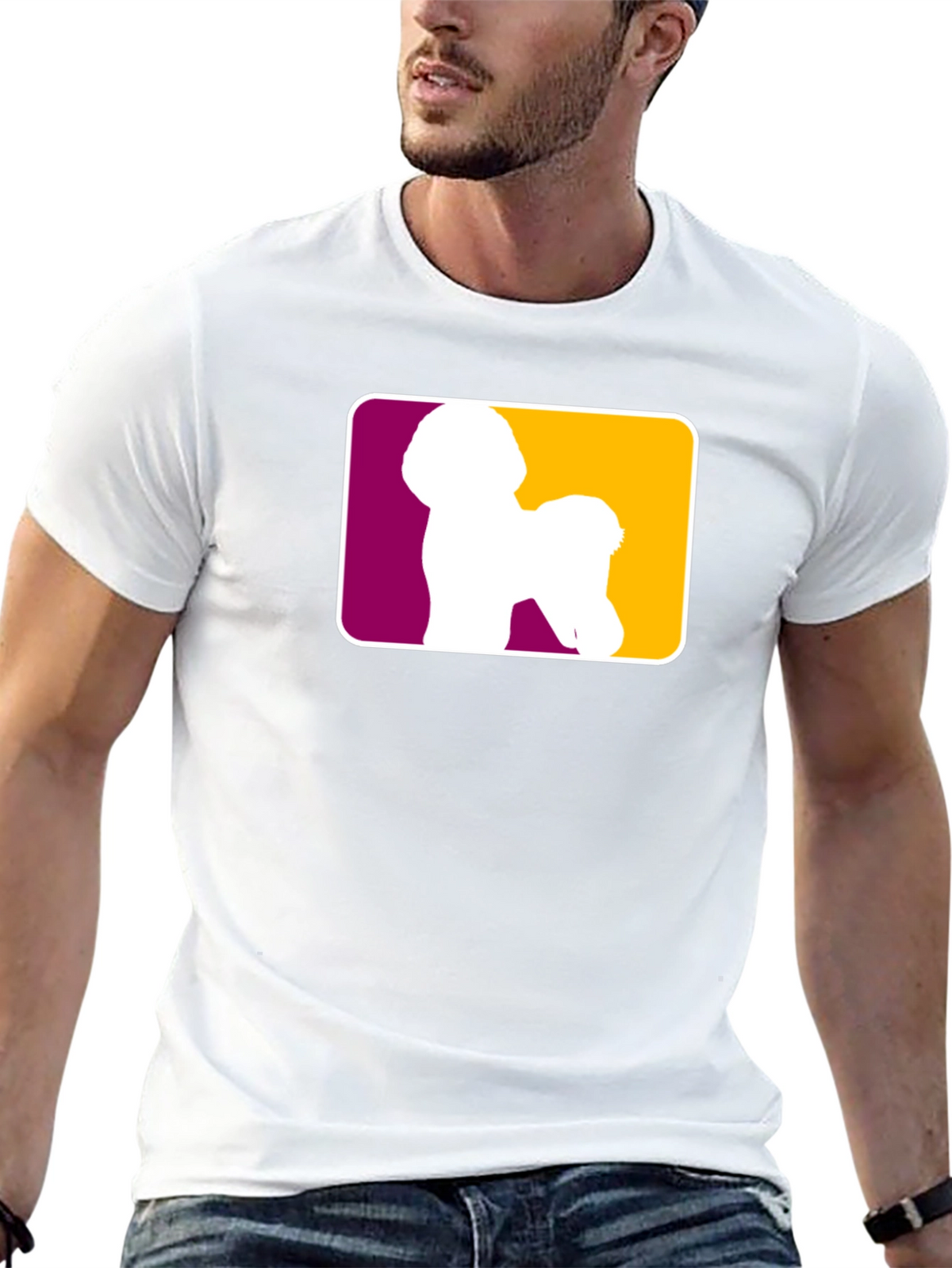 Dog Breed Silhouette Tee - Stylish Comfortable