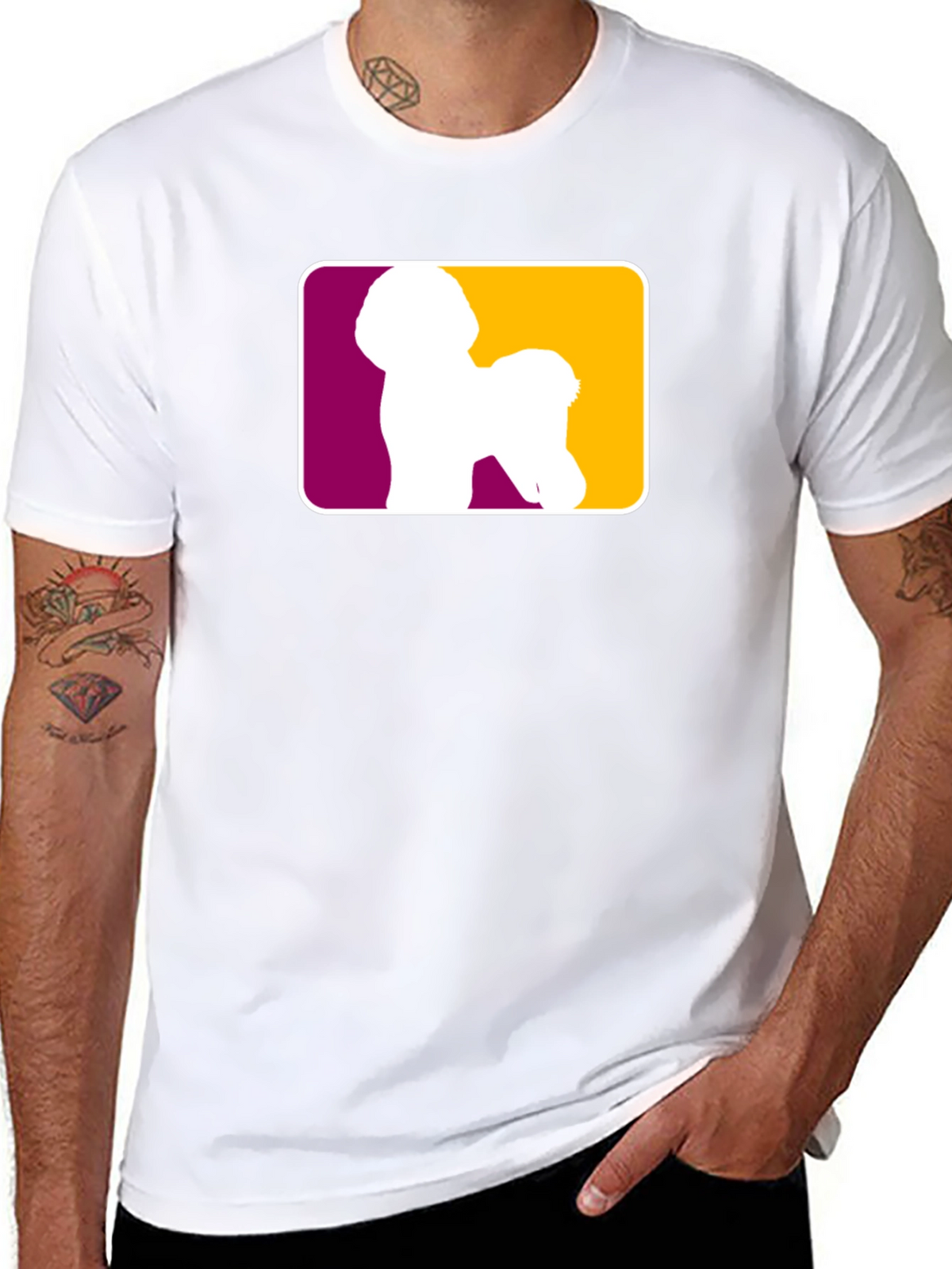 Dog Breed Silhouette Tee - Stylish Comfortable