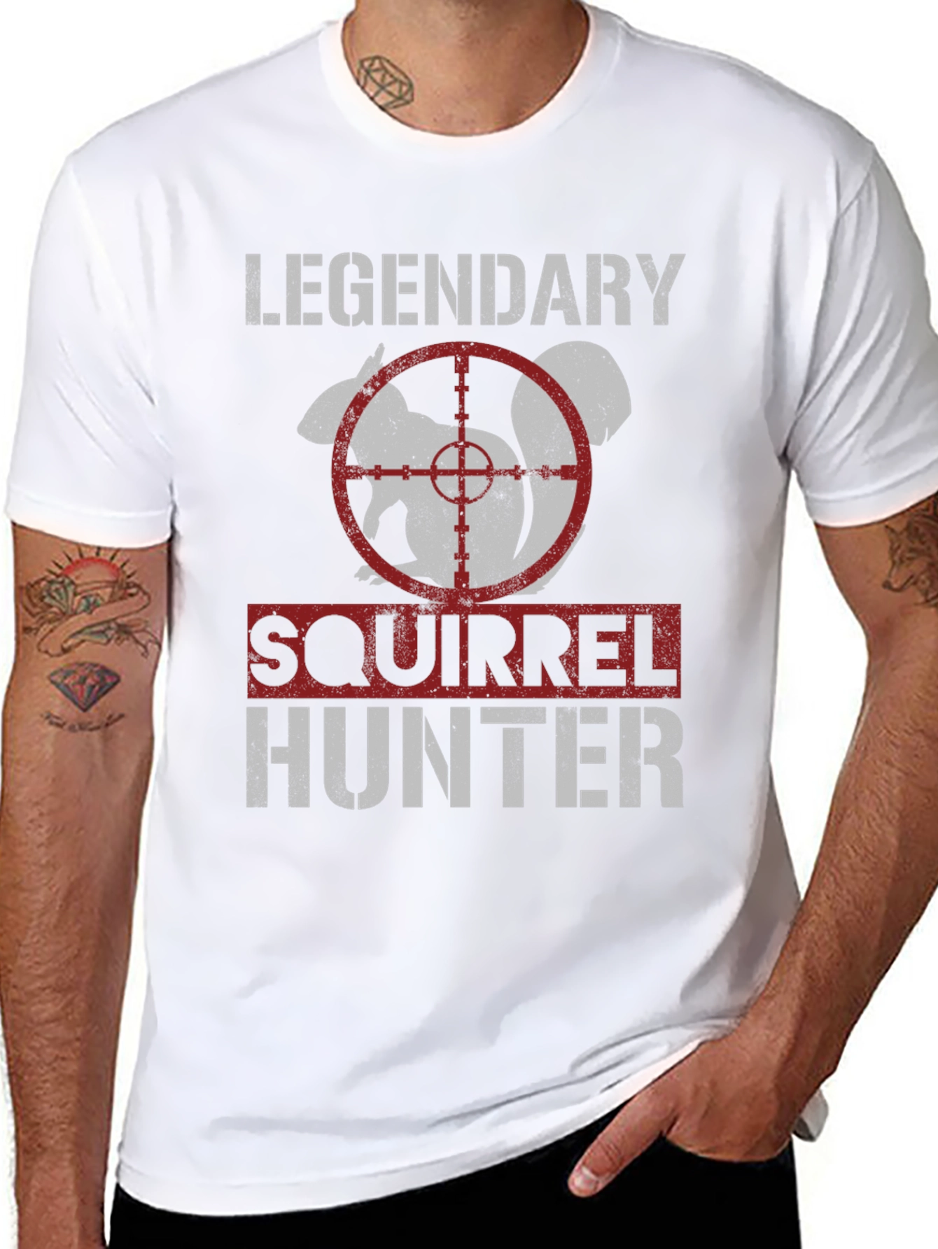 Legendary Squirrel Hunter T-Shirt - Funny Hunting Tee