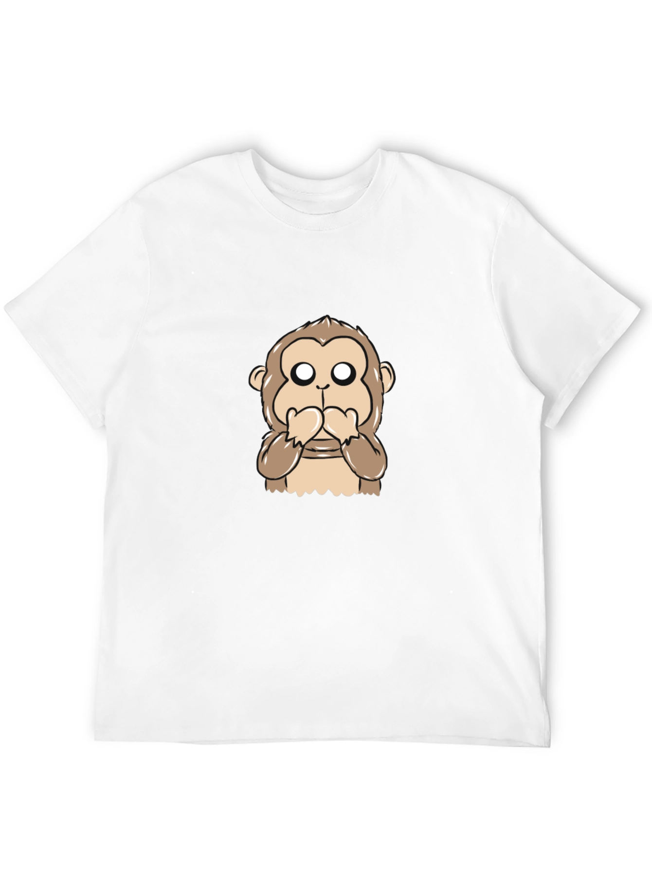 Speak No Evil Monkey Graphic T-Shirt