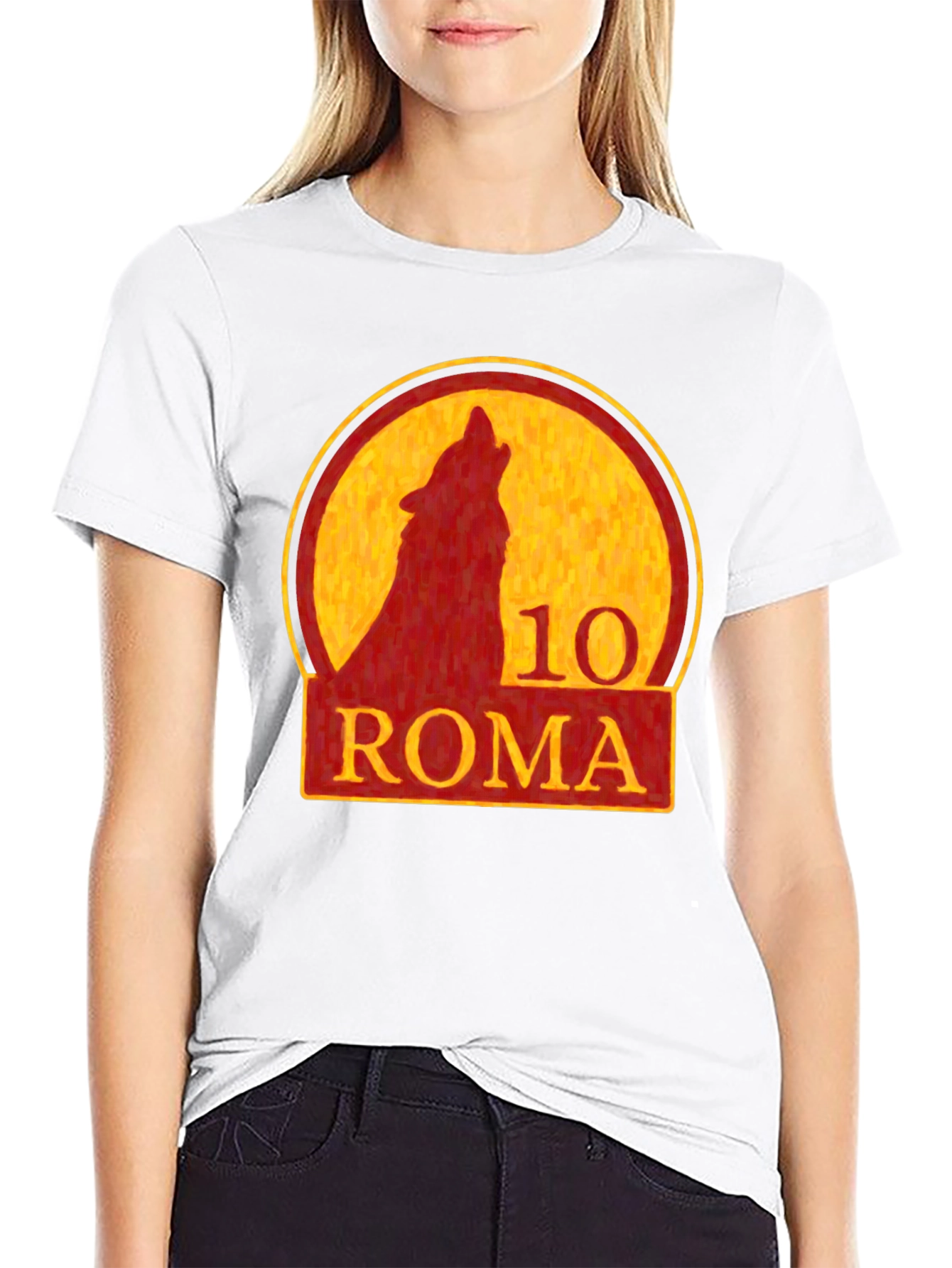 Roma 10 Wolf T-Shirt - Stylish Graphic Tee