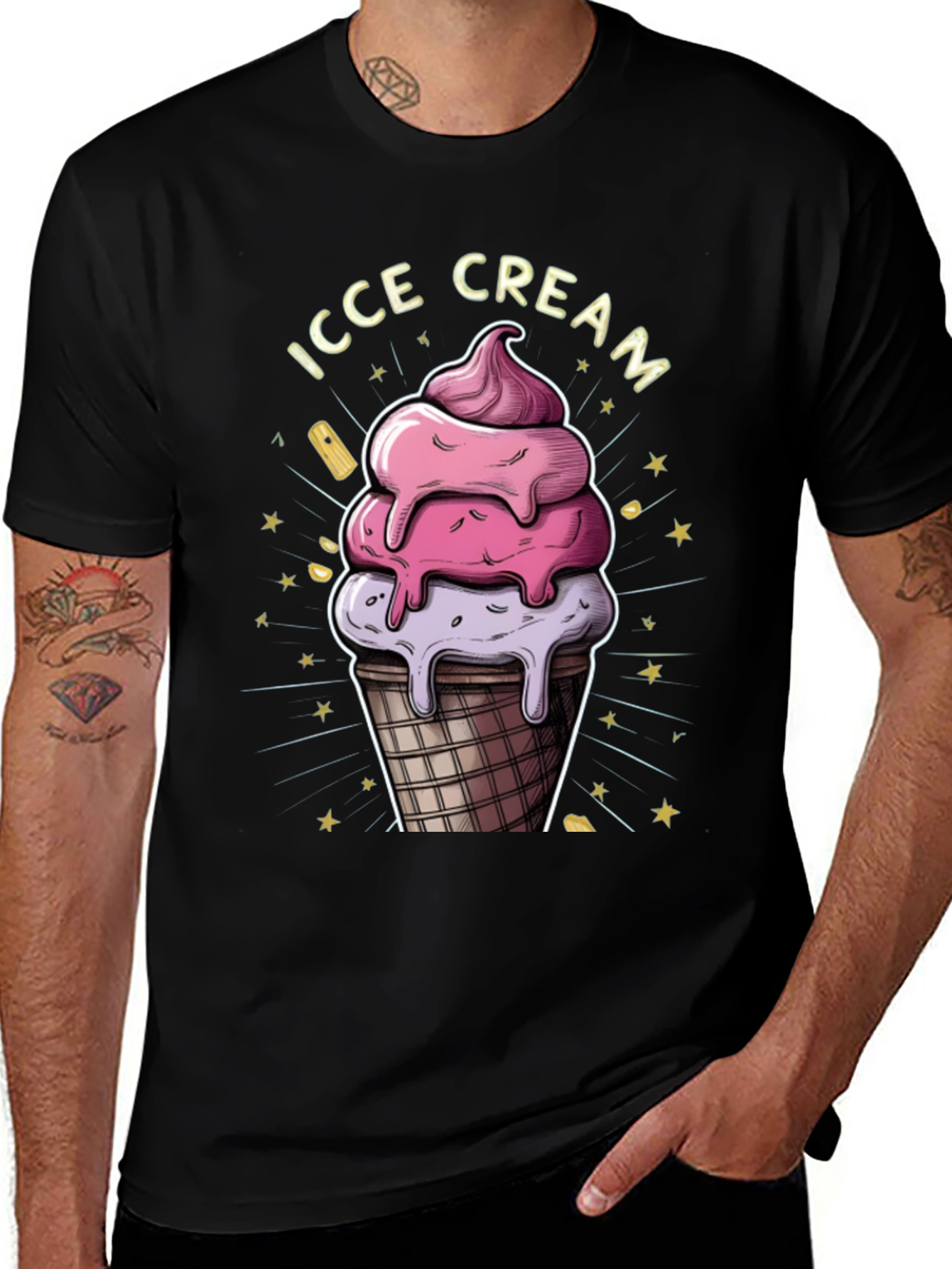 IccE Cream T-Shirt - Fun Graphic Tee