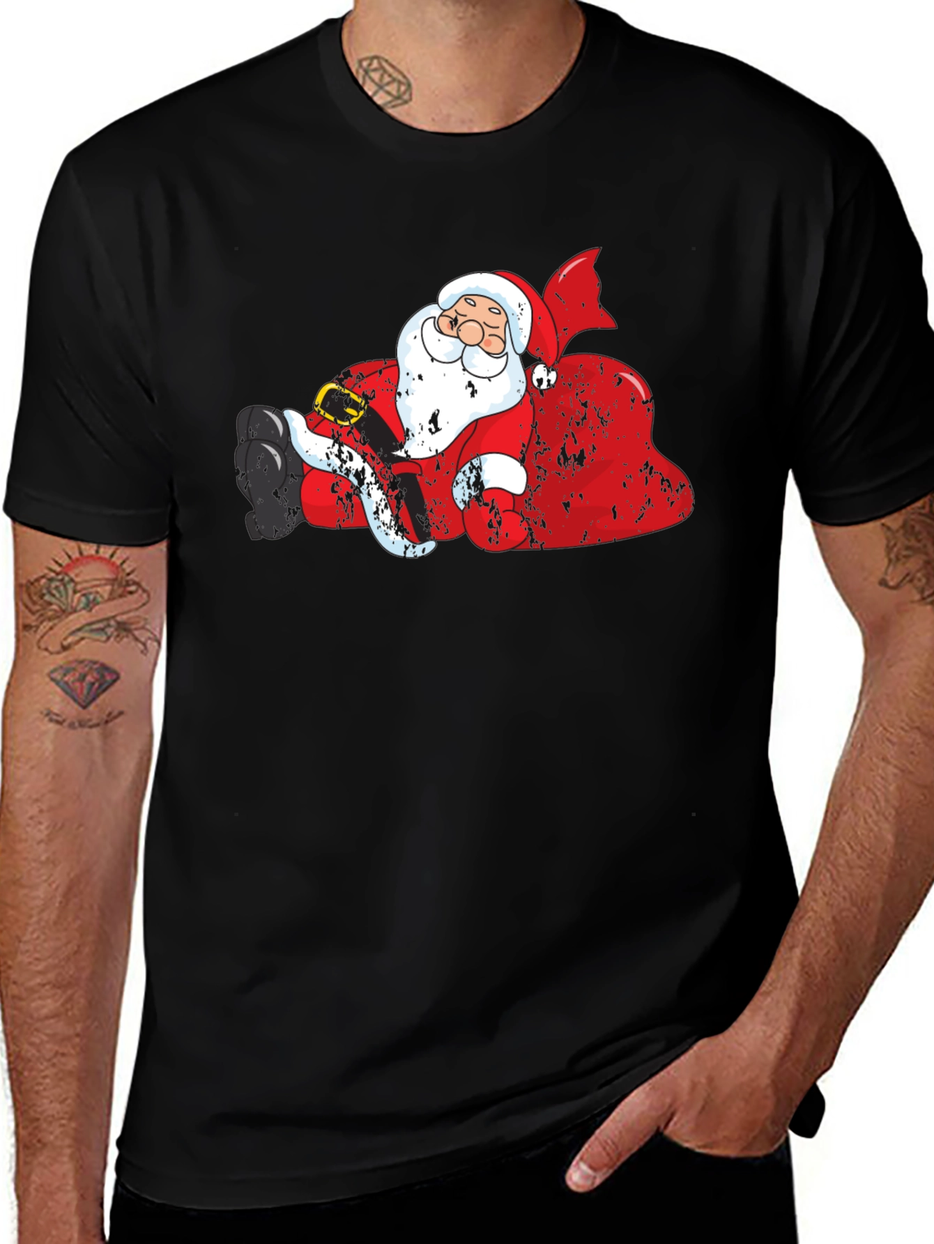 Santa Sack T-Shirt - Relaxed Fit Cotton Tee