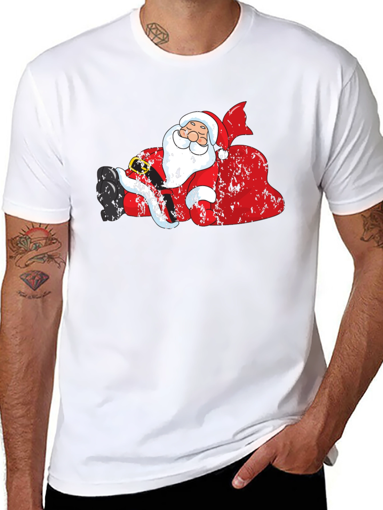 Santa Sack T-Shirt - Relaxed Fit Cotton Tee