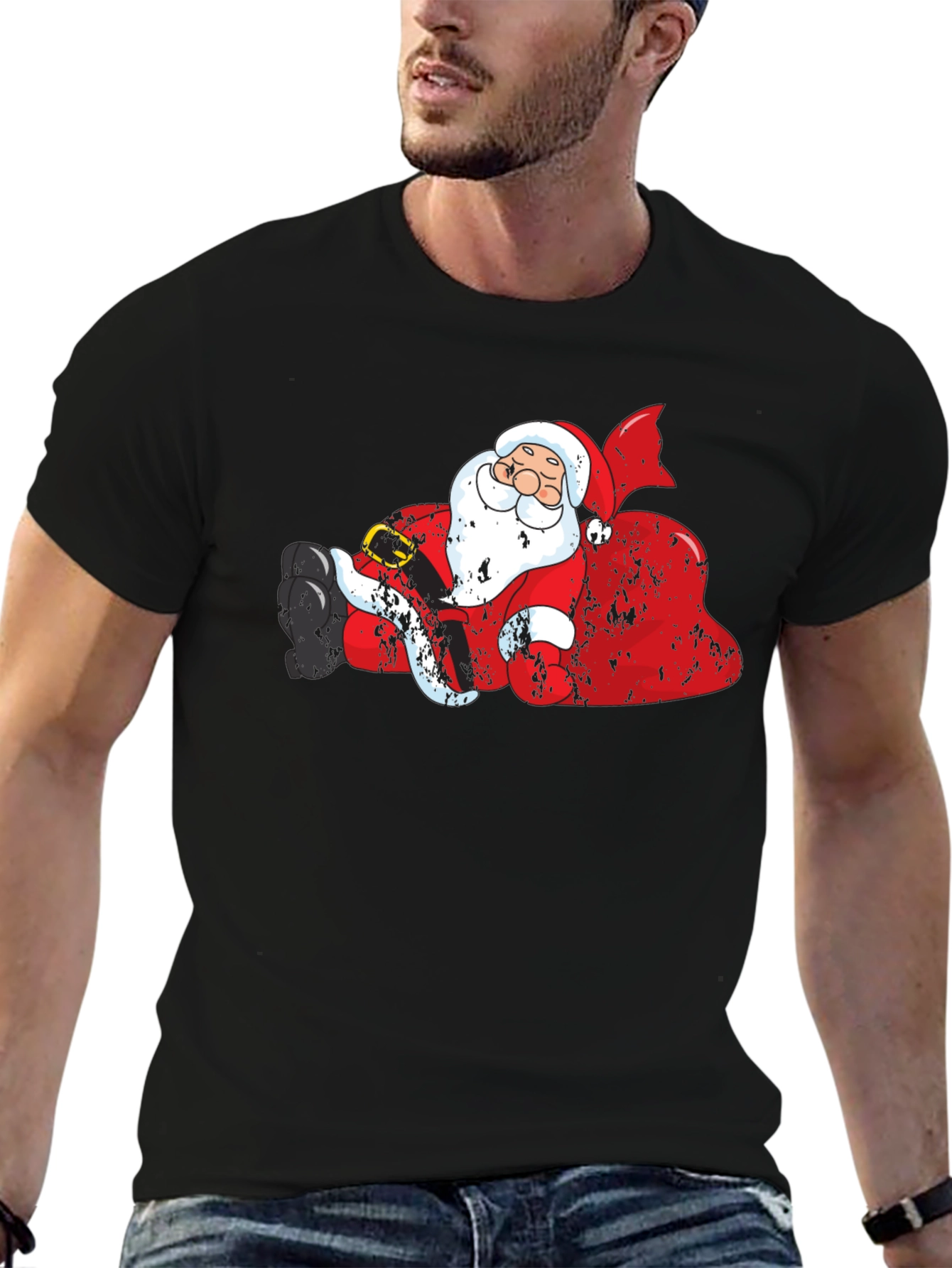 Santa Sack T-Shirt - Relaxed Fit Cotton Tee