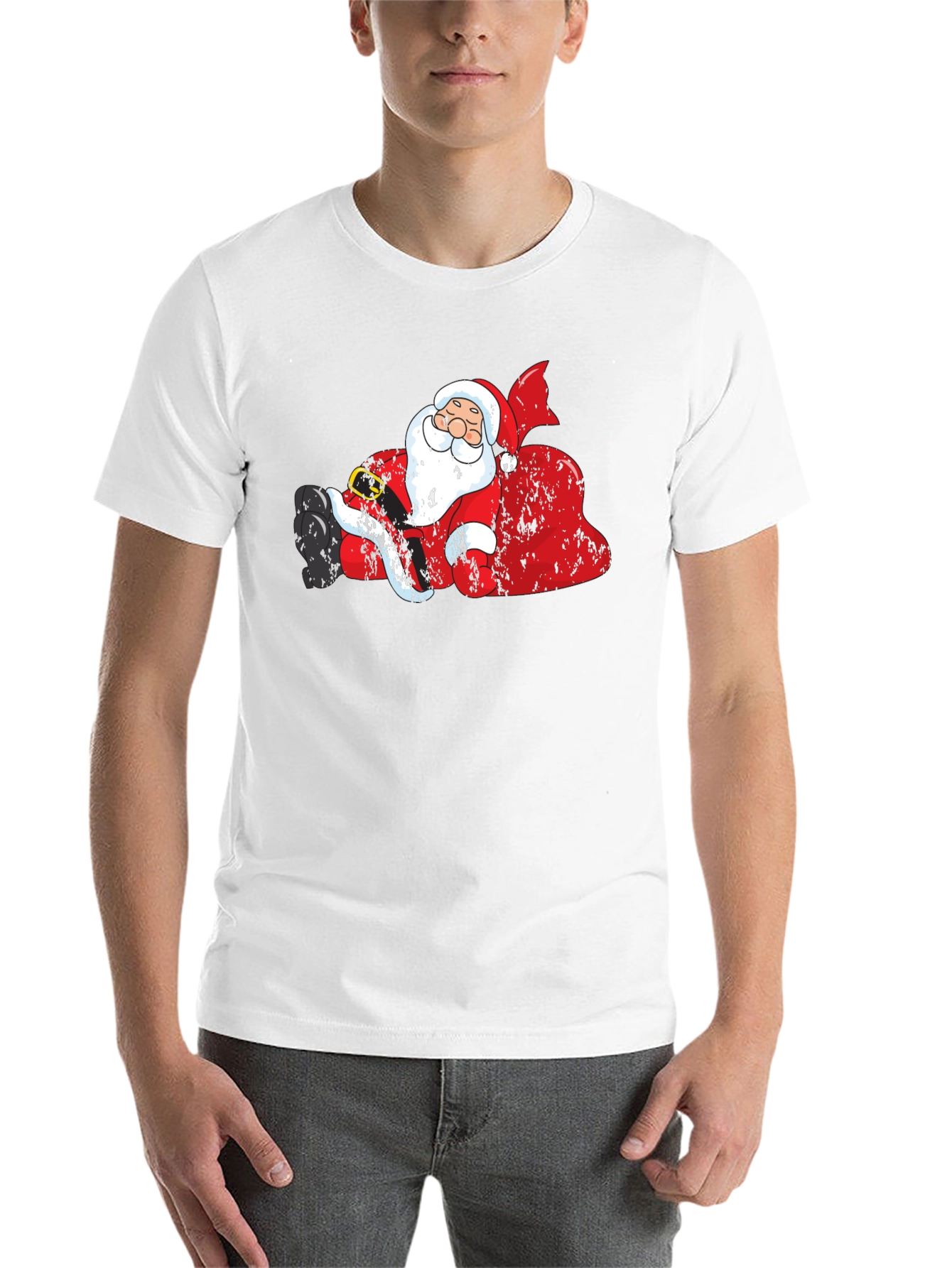 Santa Sack T-Shirt - Relaxed Fit Cotton Tee