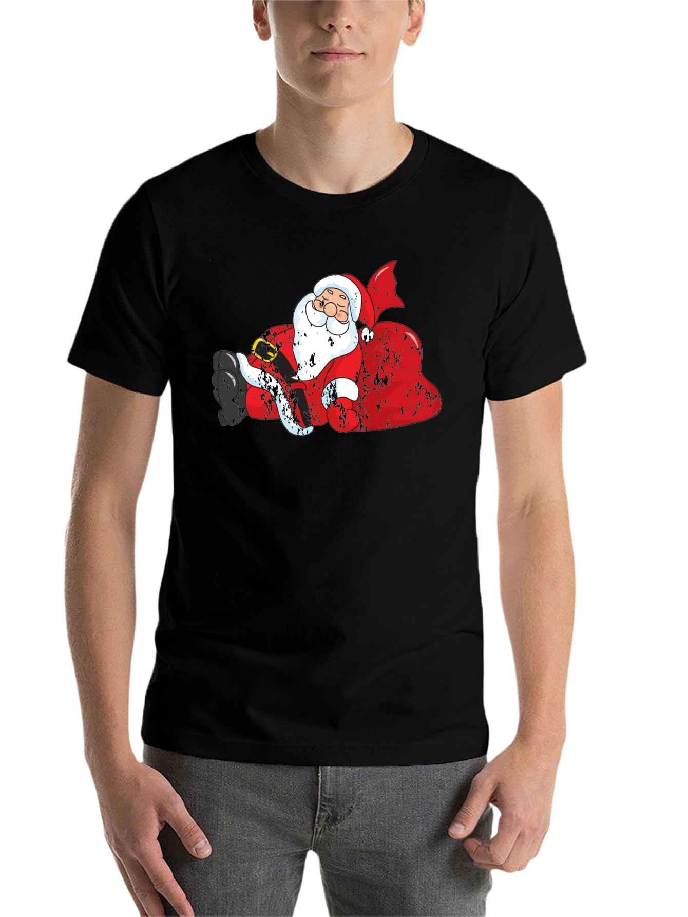 Santa Sack T-Shirt - Relaxed Fit Cotton Tee