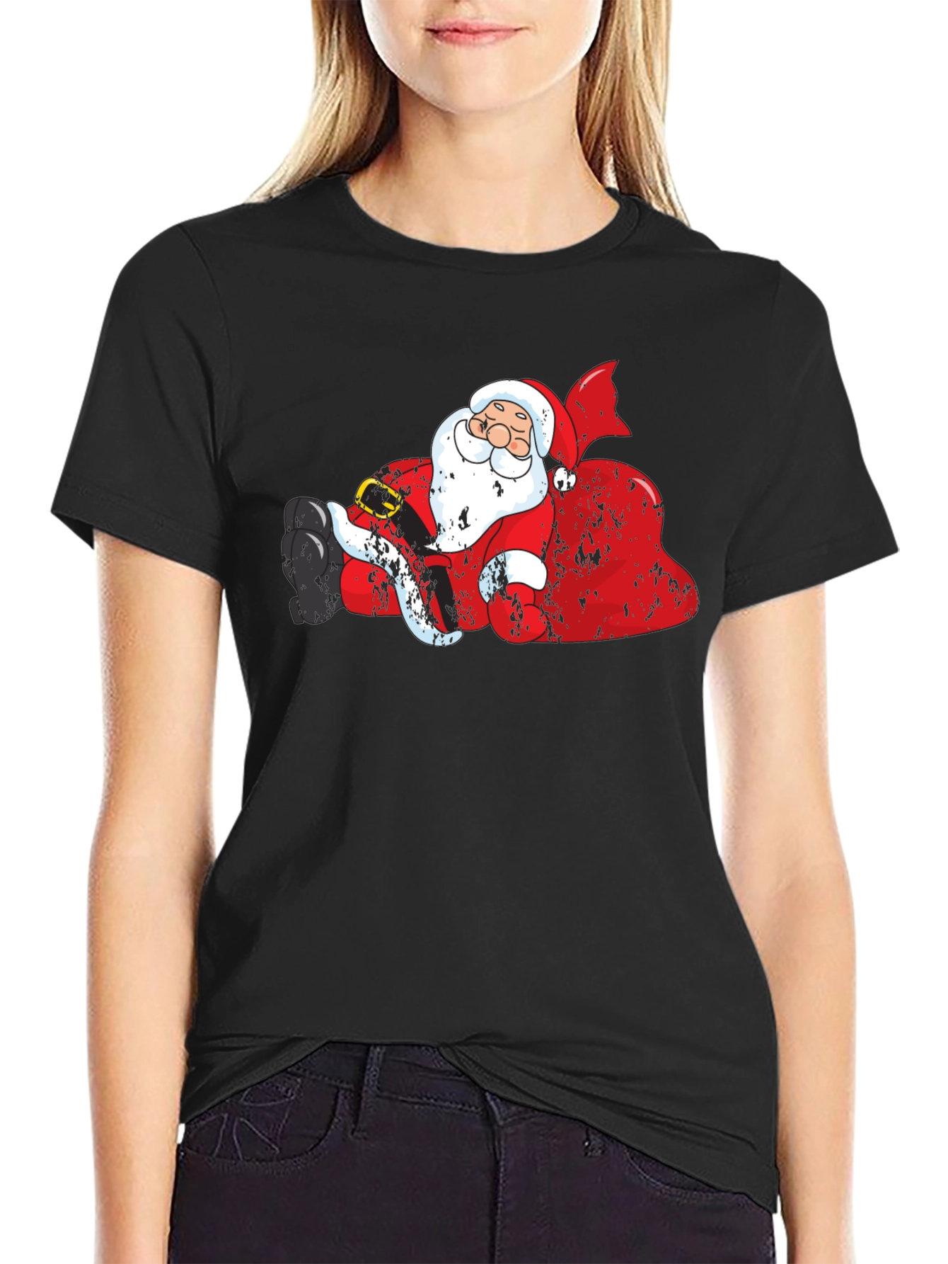 Santa Sack T-Shirt - Relaxed Fit Cotton Tee