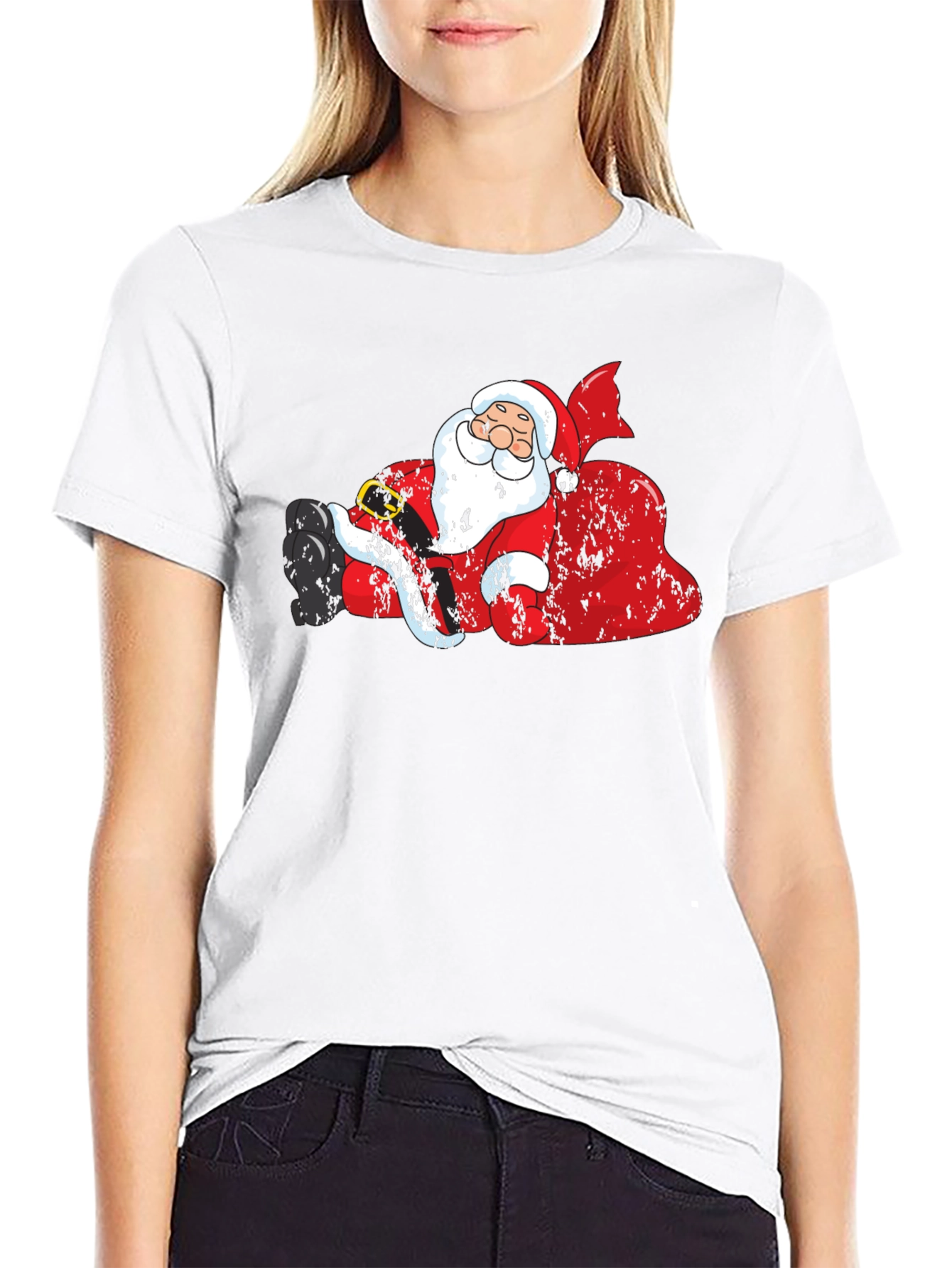 Santa Sack T-Shirt - Relaxed Fit Cotton Tee