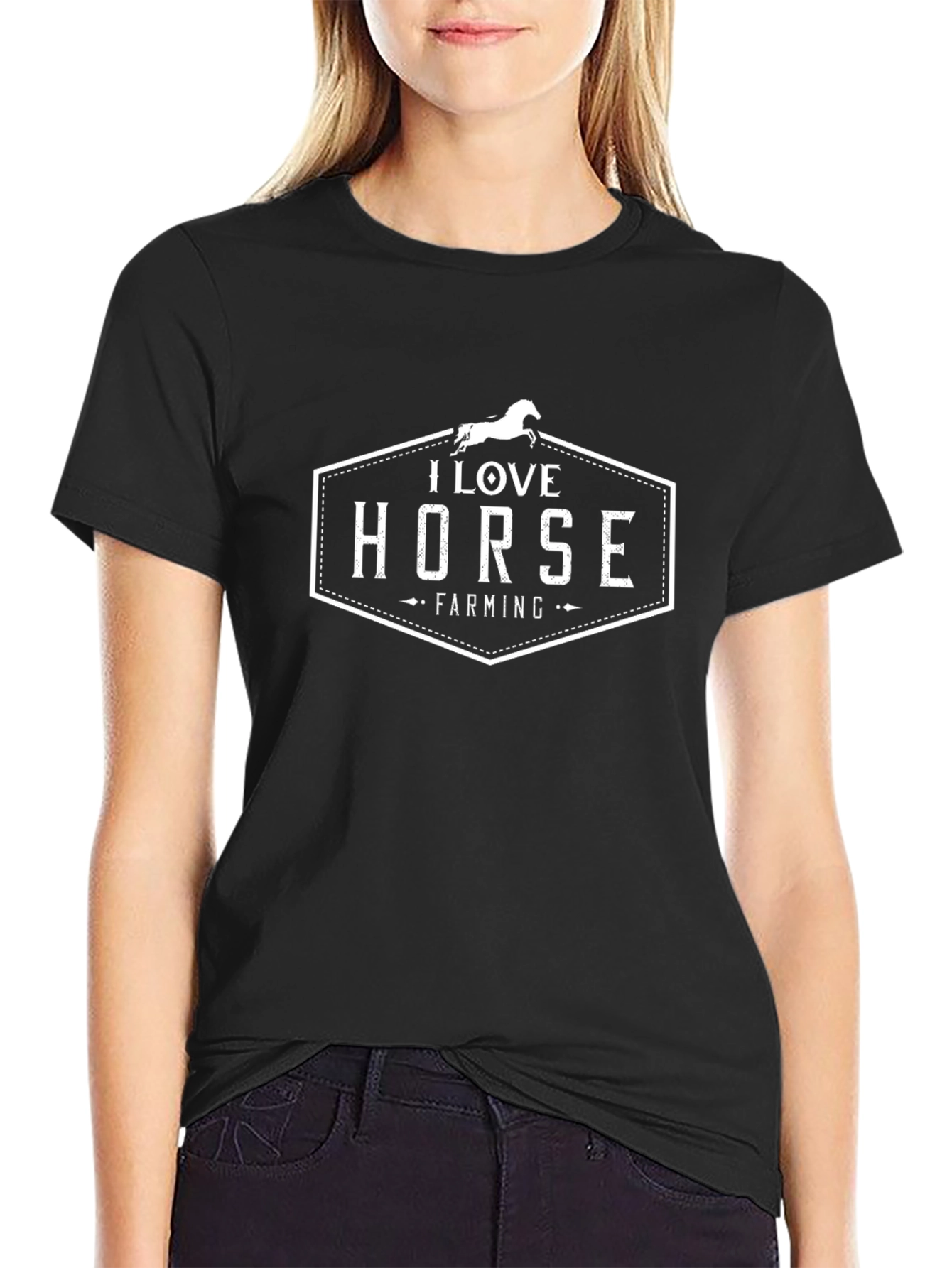 I Love Horse Farming T-Shirt