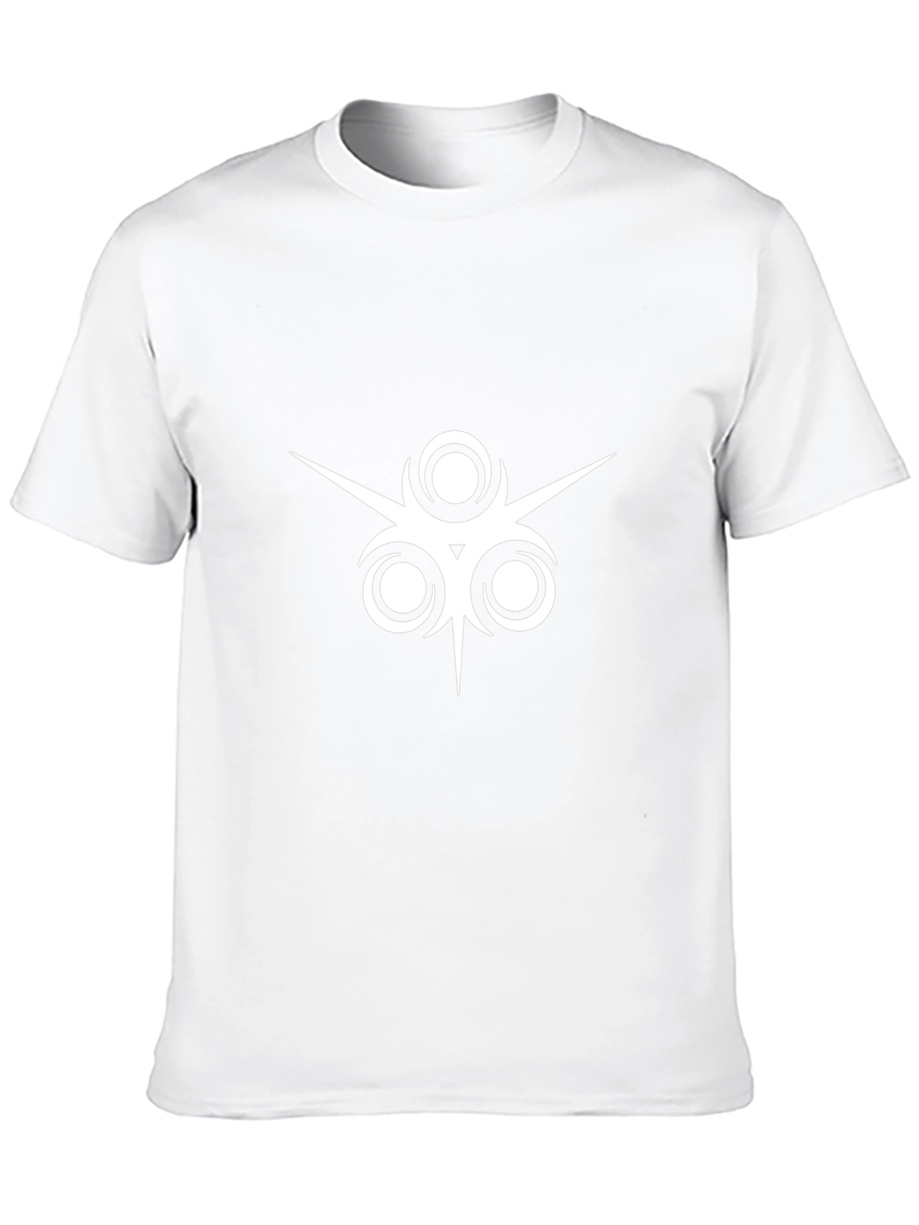 Abstract Graphic Print Black T-Shirt