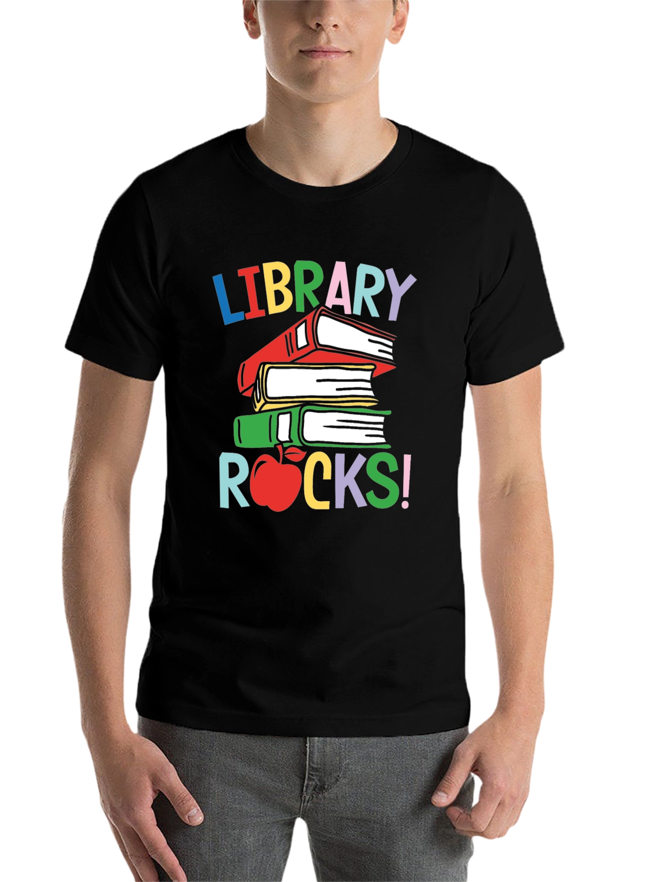 Library Rocks! T-Shirt - Book Lover Apparel