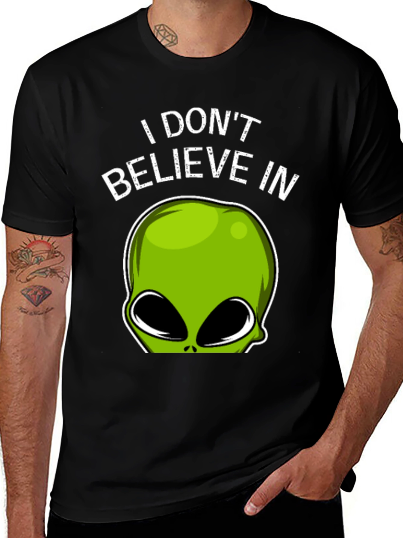 Alien Believer T-Shirt - Funny Graphic Tee
