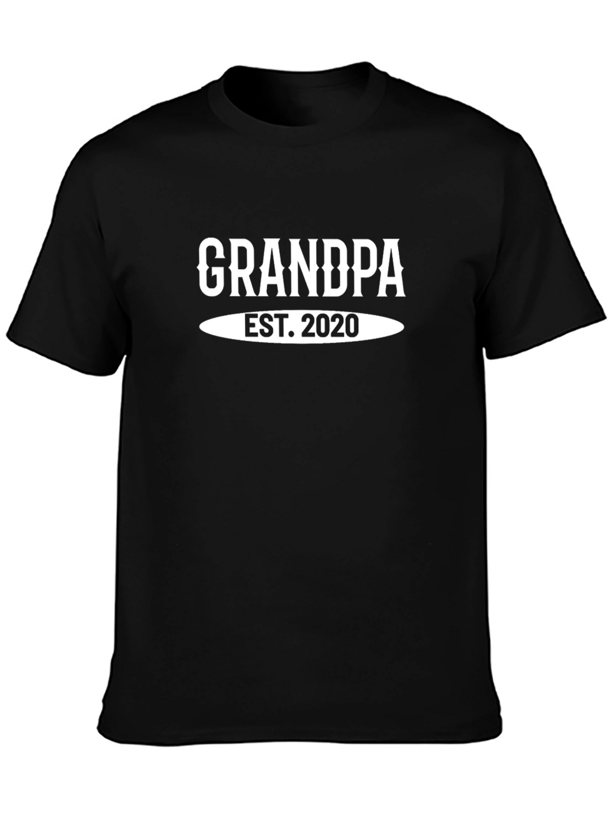 Grandpa Est. 2020 T-Shirt - New Grandfather Gift