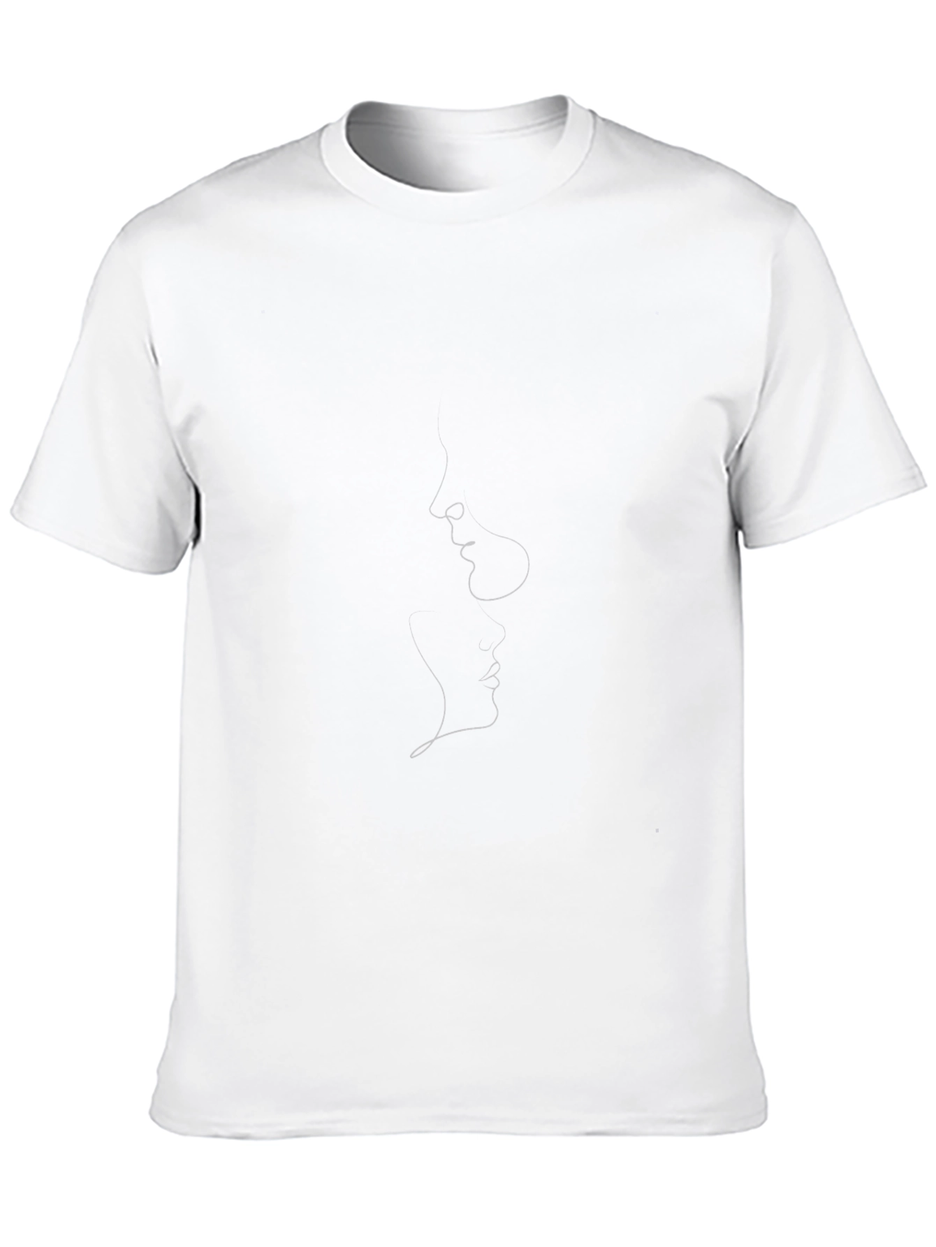 Mens Classic Black Crew Neck T-Shirt