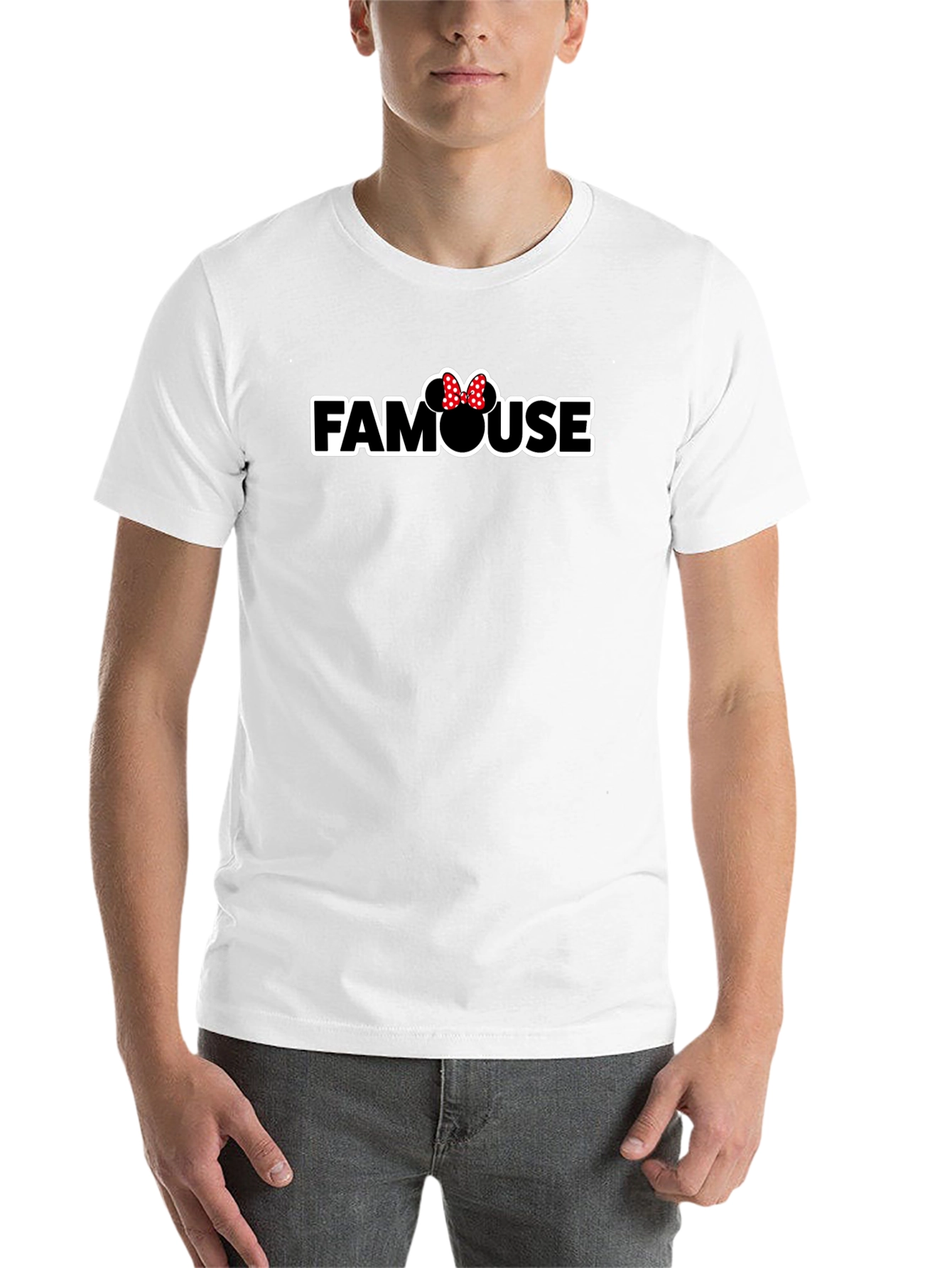 Famouse Mickey Mouse Inspired Black T-Shirt