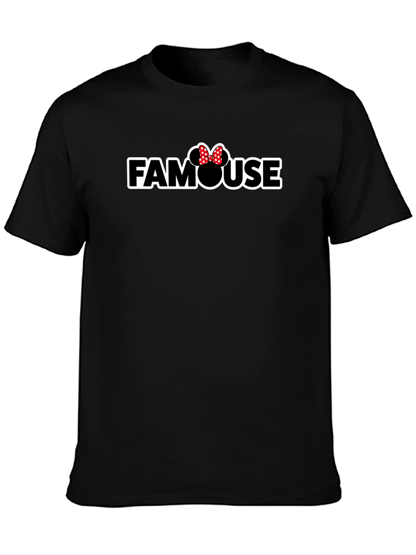 Famouse Mickey Mouse Inspired Black T-Shirt