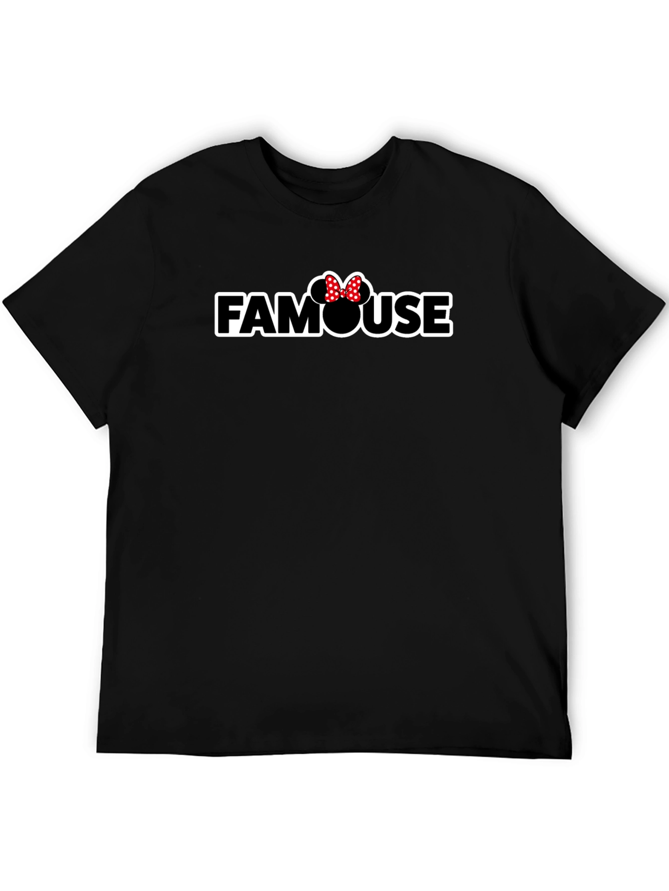 Famouse Mickey Mouse Inspired Black T-Shirt