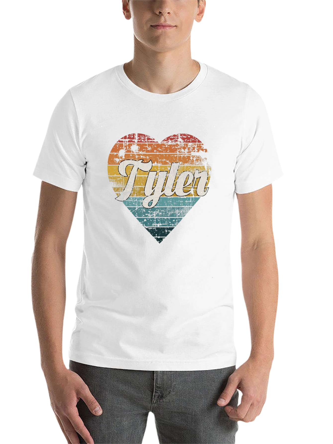Retro Tyler Heart Graphic Tee