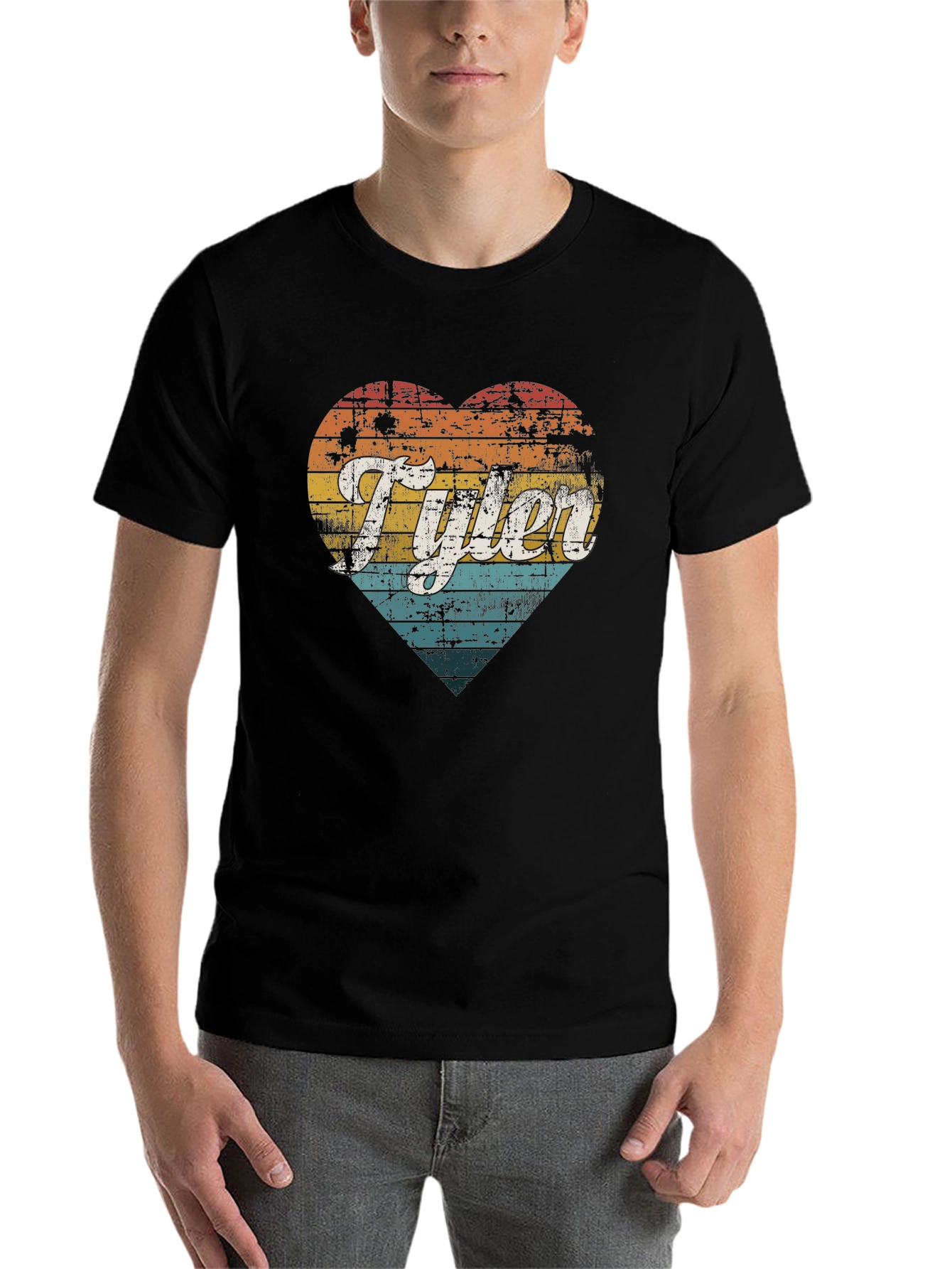 Retro Tyler Heart Graphic Tee