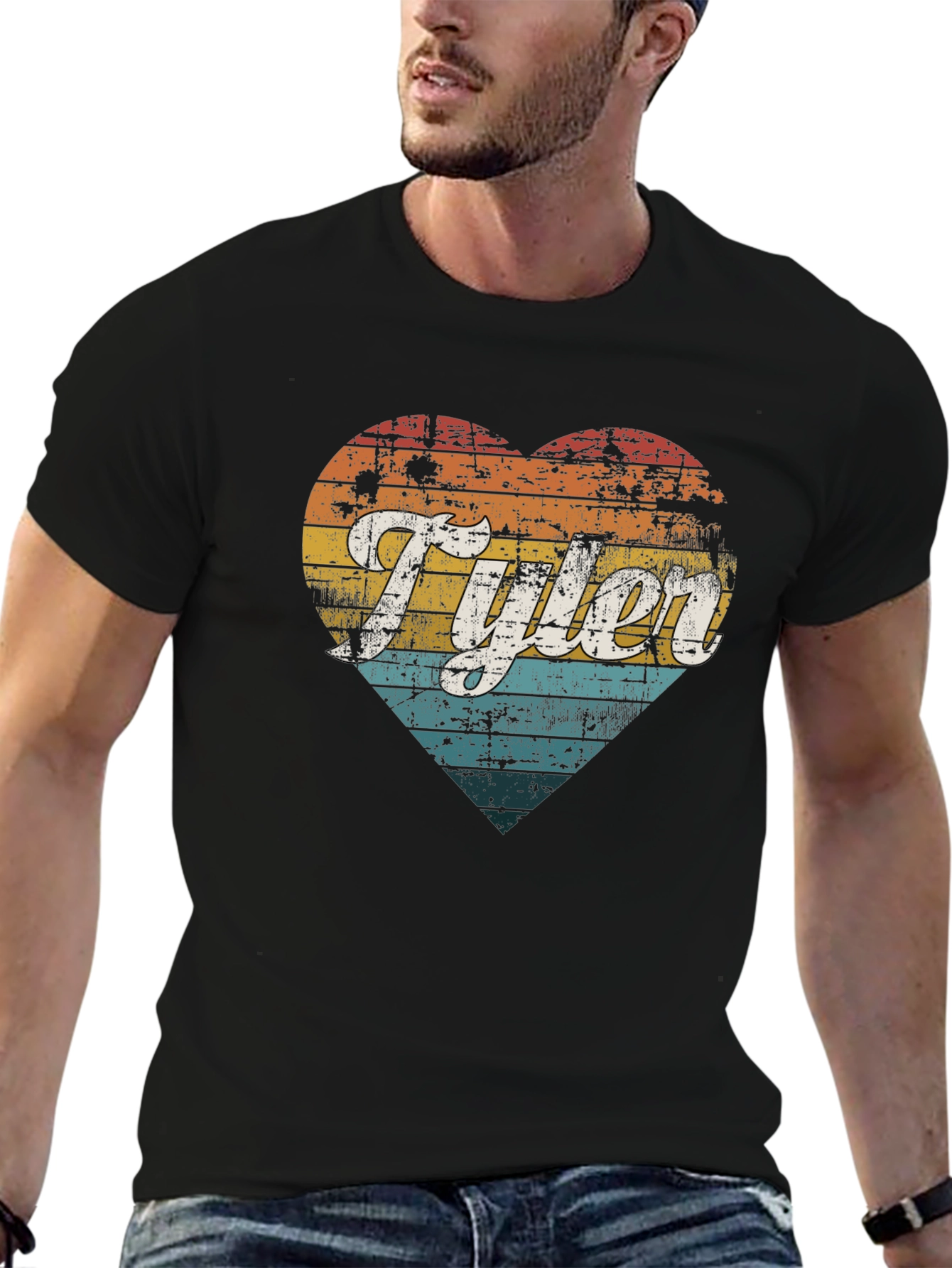 Retro Tyler Heart Graphic Tee