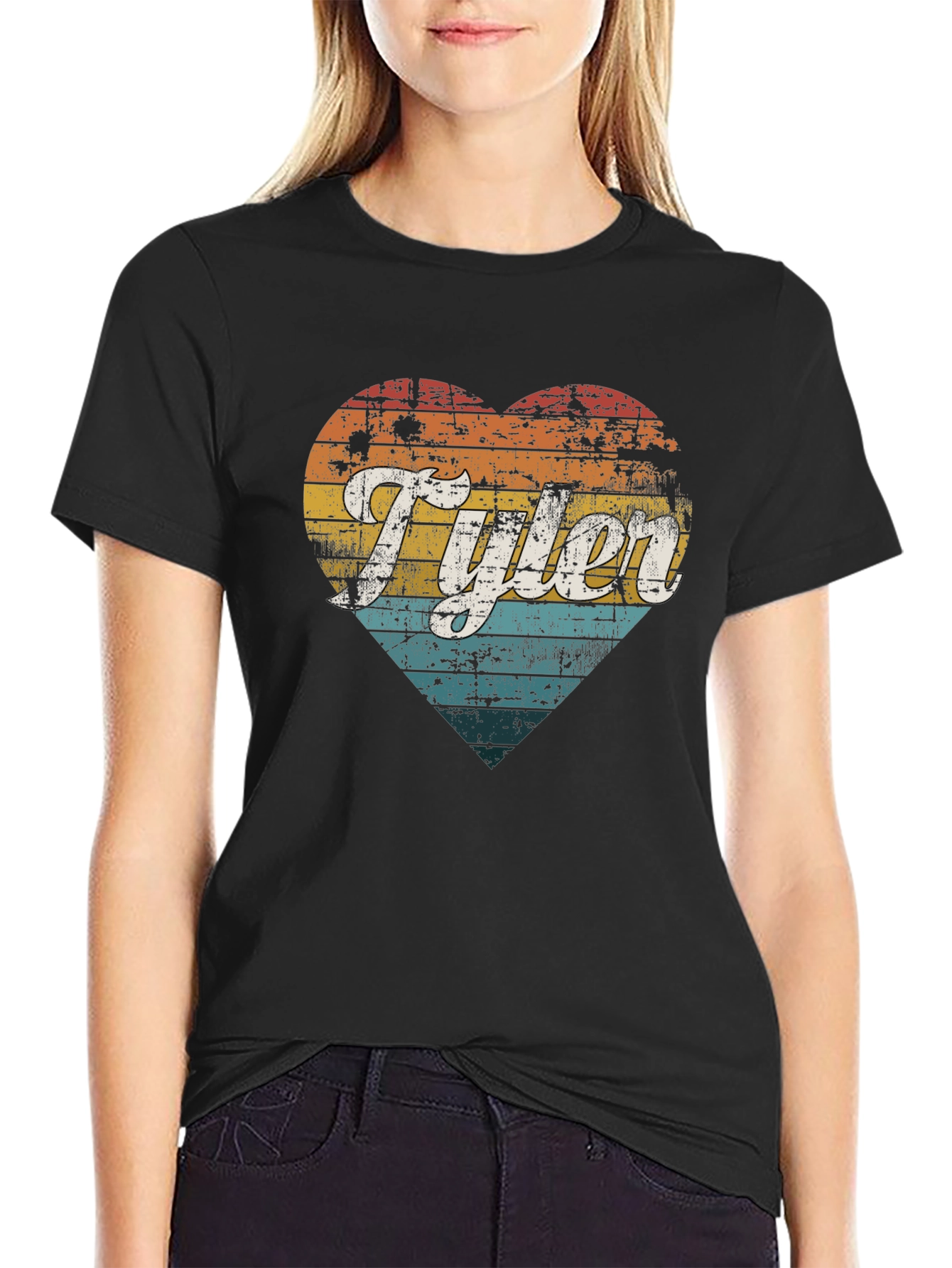 Retro Tyler Heart Graphic Tee