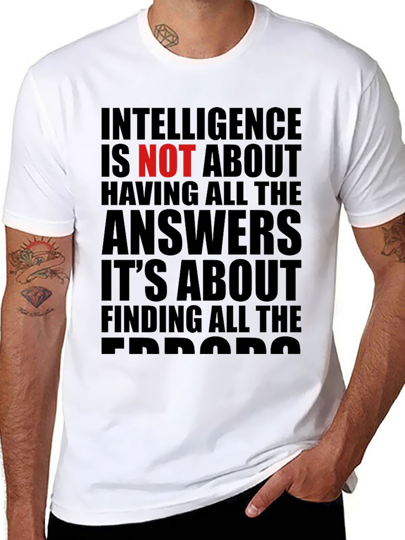 Intelligence is NOT About Answers T-Shirt