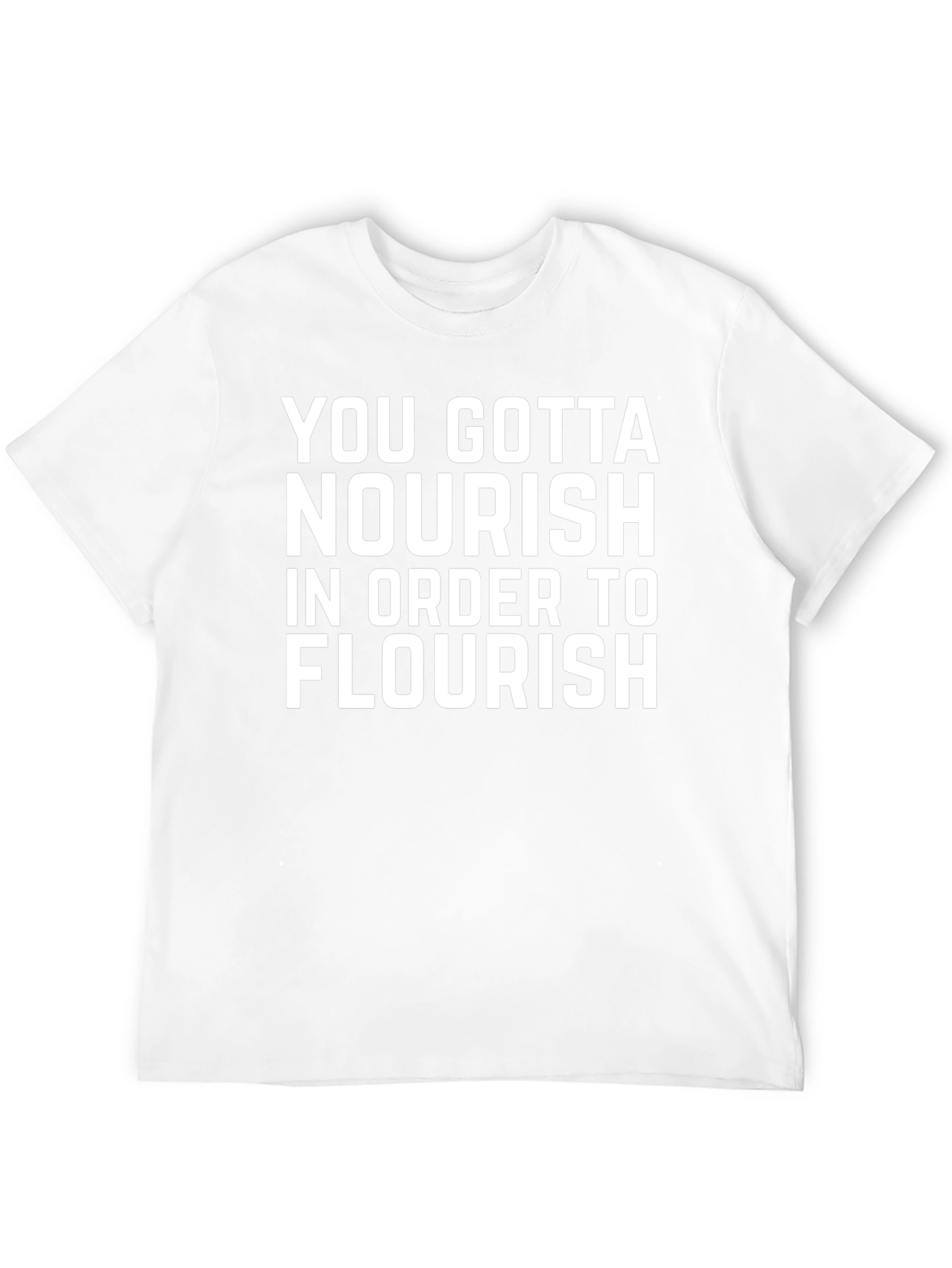 Nourish to Flourish Black T-Shirt