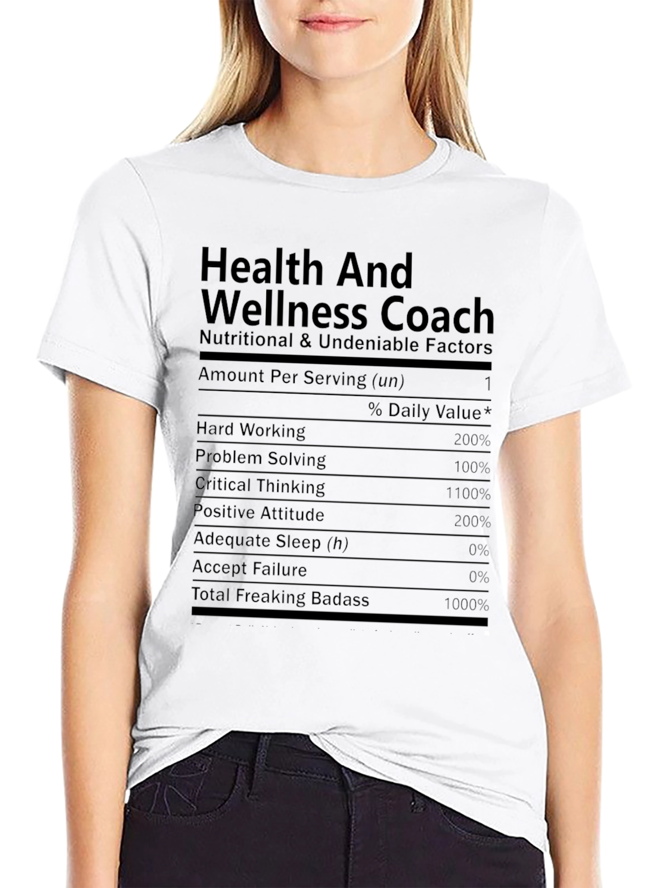 Health and Wellness Coach Funny T-Shirt